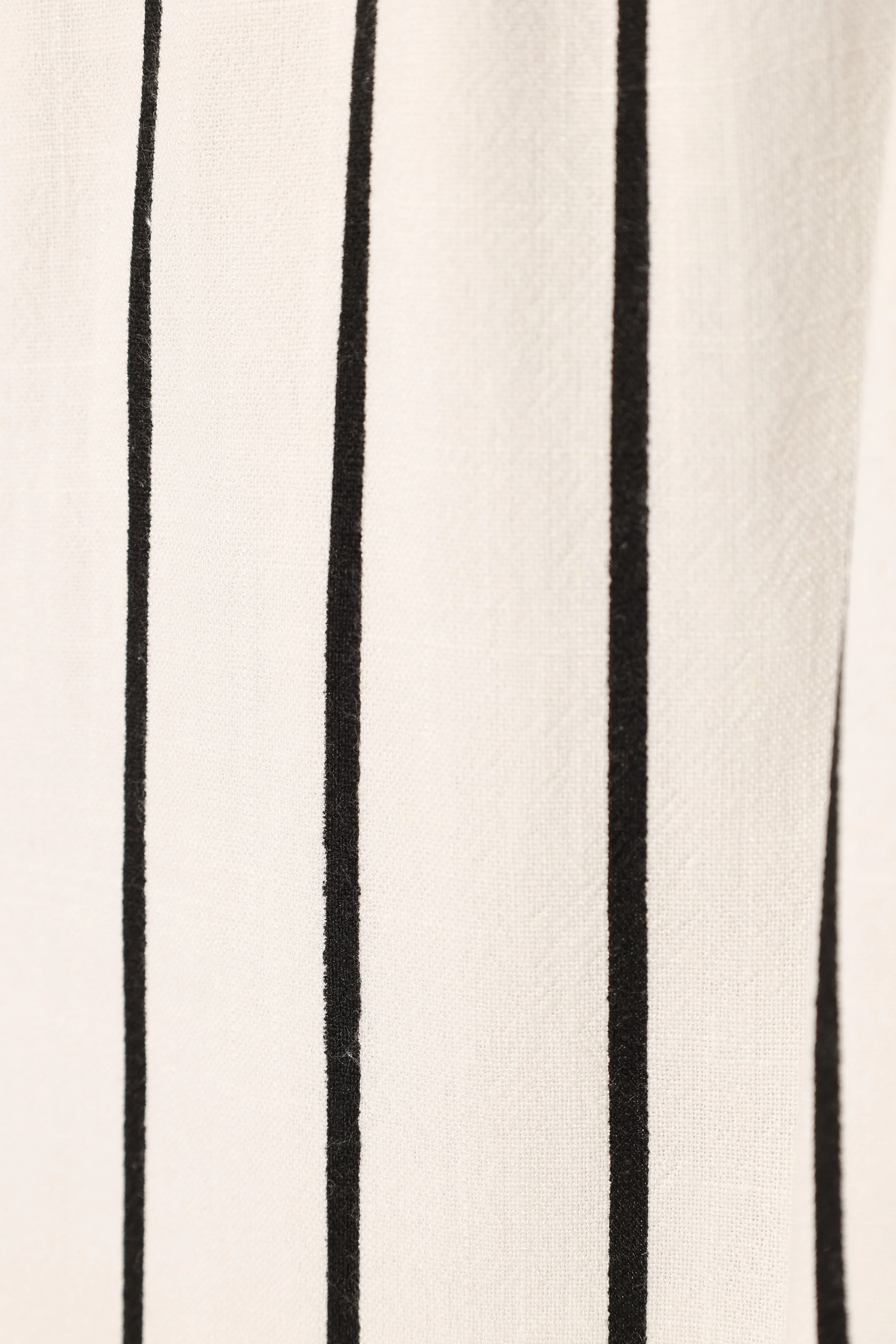 Darcy Tie Mini Dress - Black Stripe