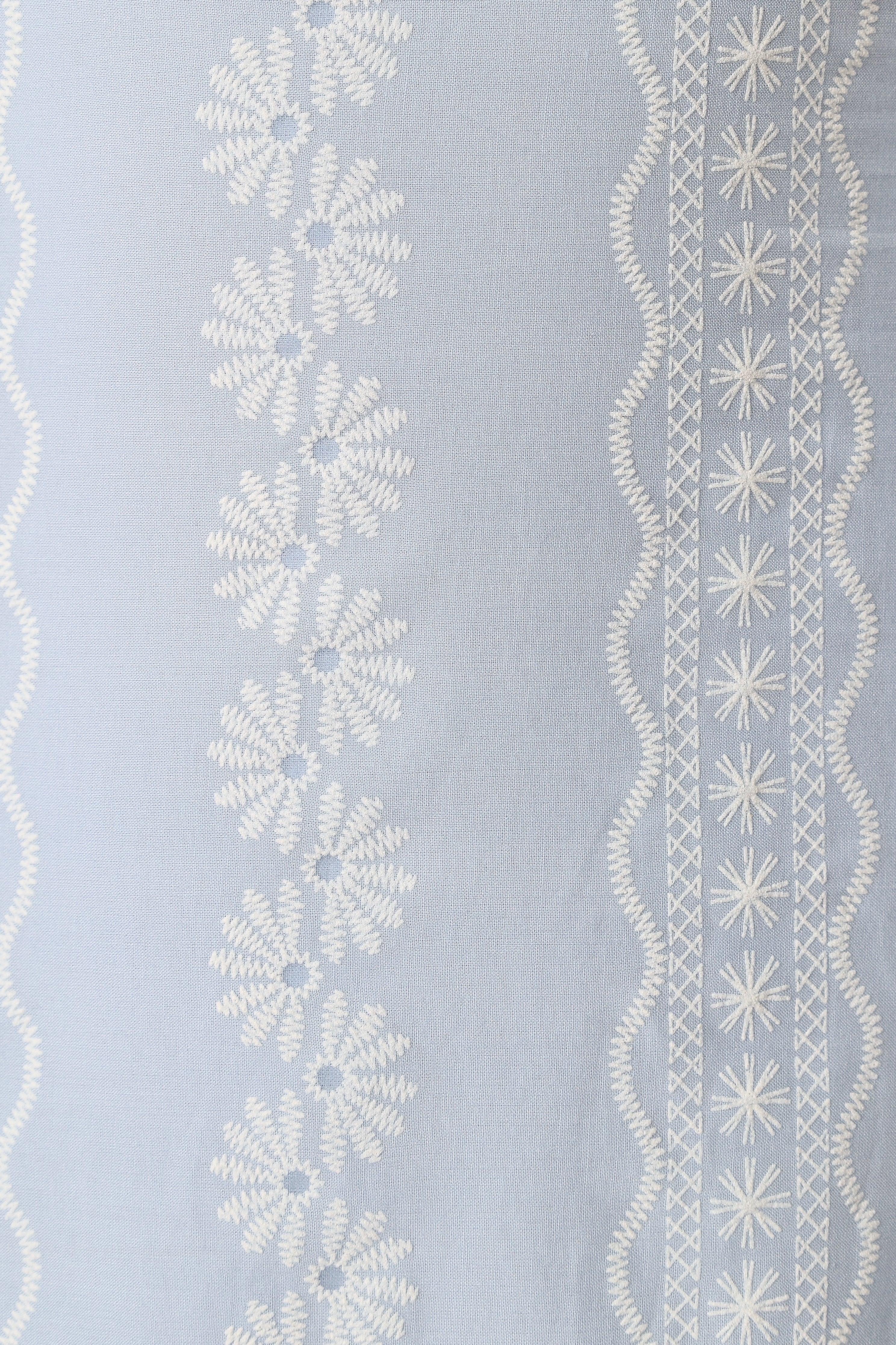 Fallon Midi Dress - Blue Floral