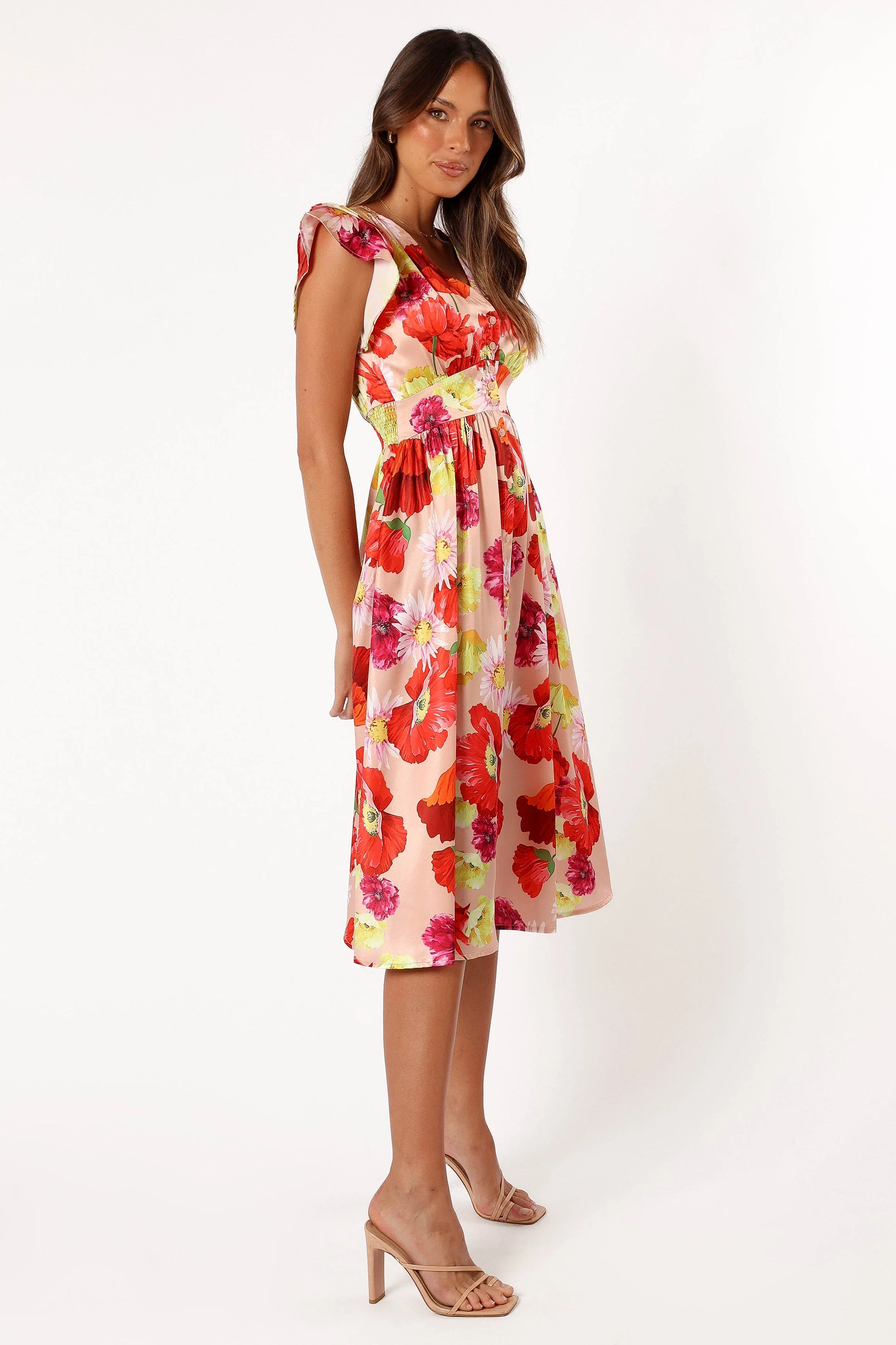 Larkspur Midi Dress - Floral