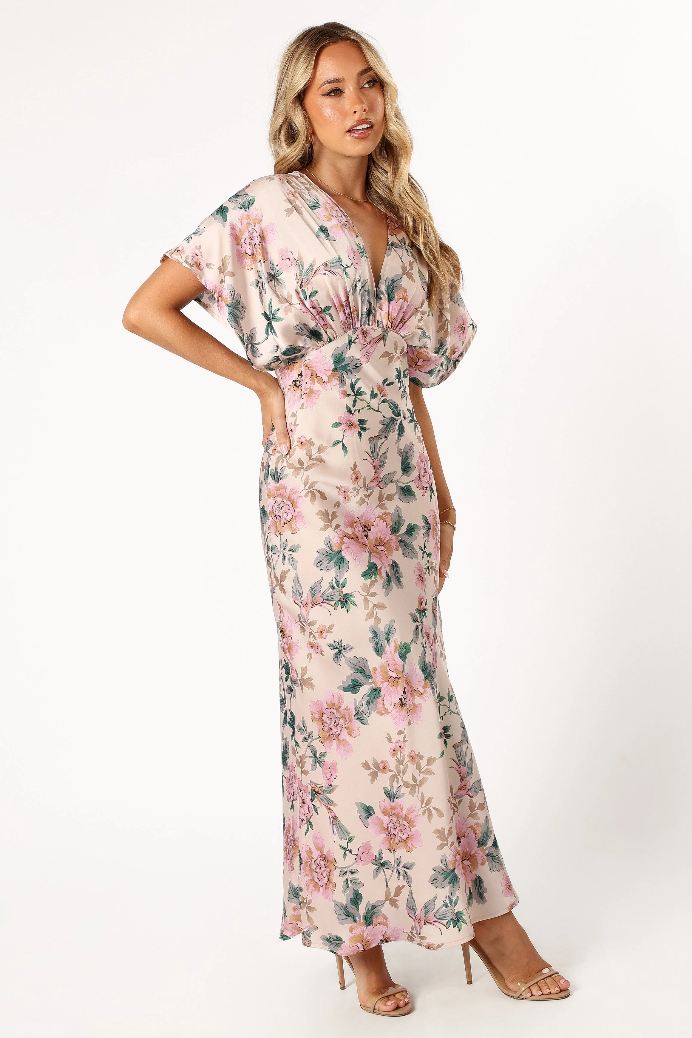 Ricki Maxi Dress - Pink Floral