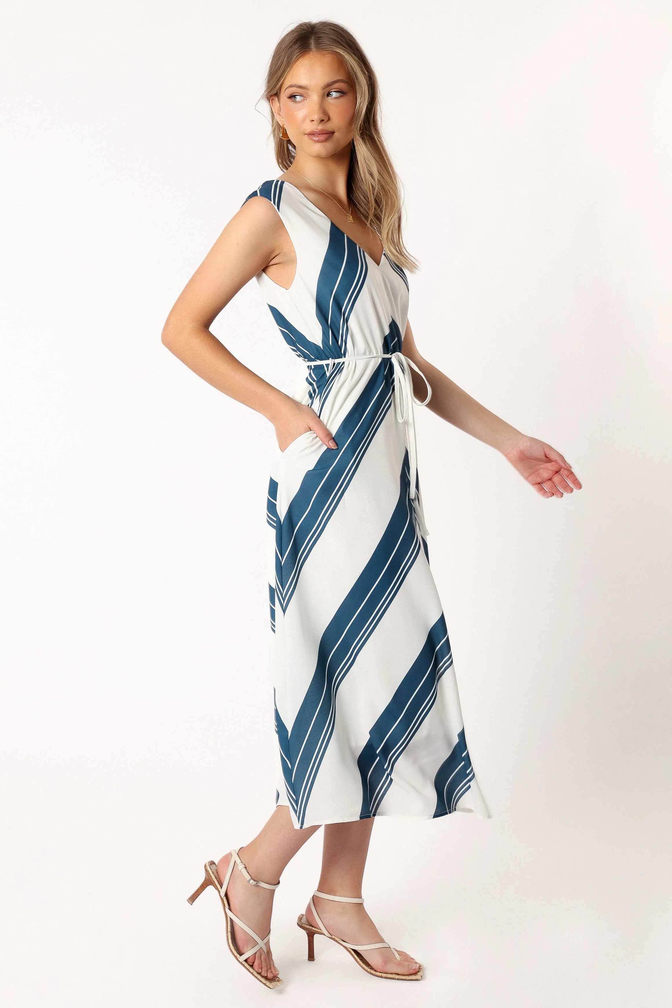 Maloney Midi Dress - Stripe