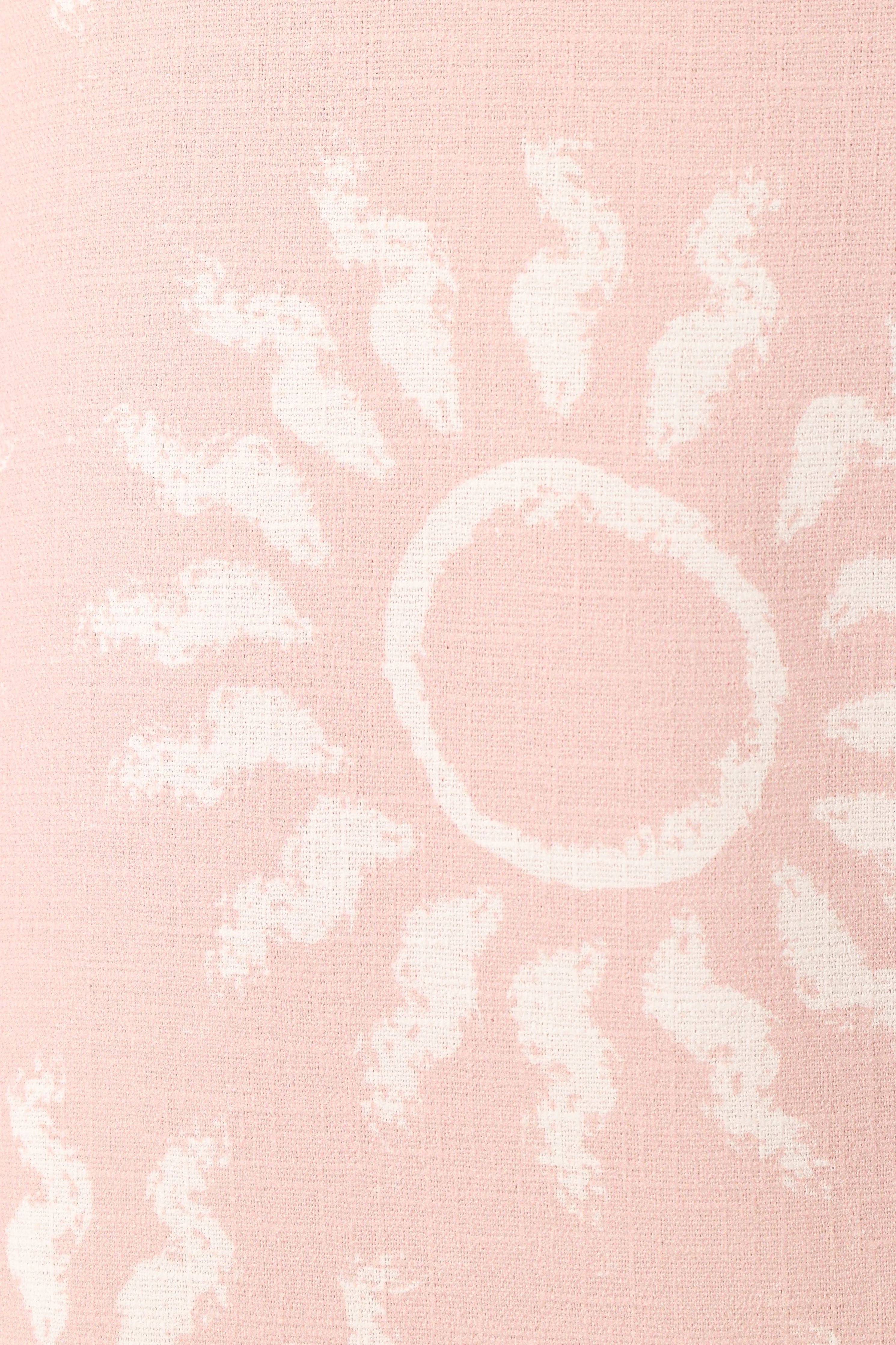 Gabe Wrap Mini Dress - Pink Print