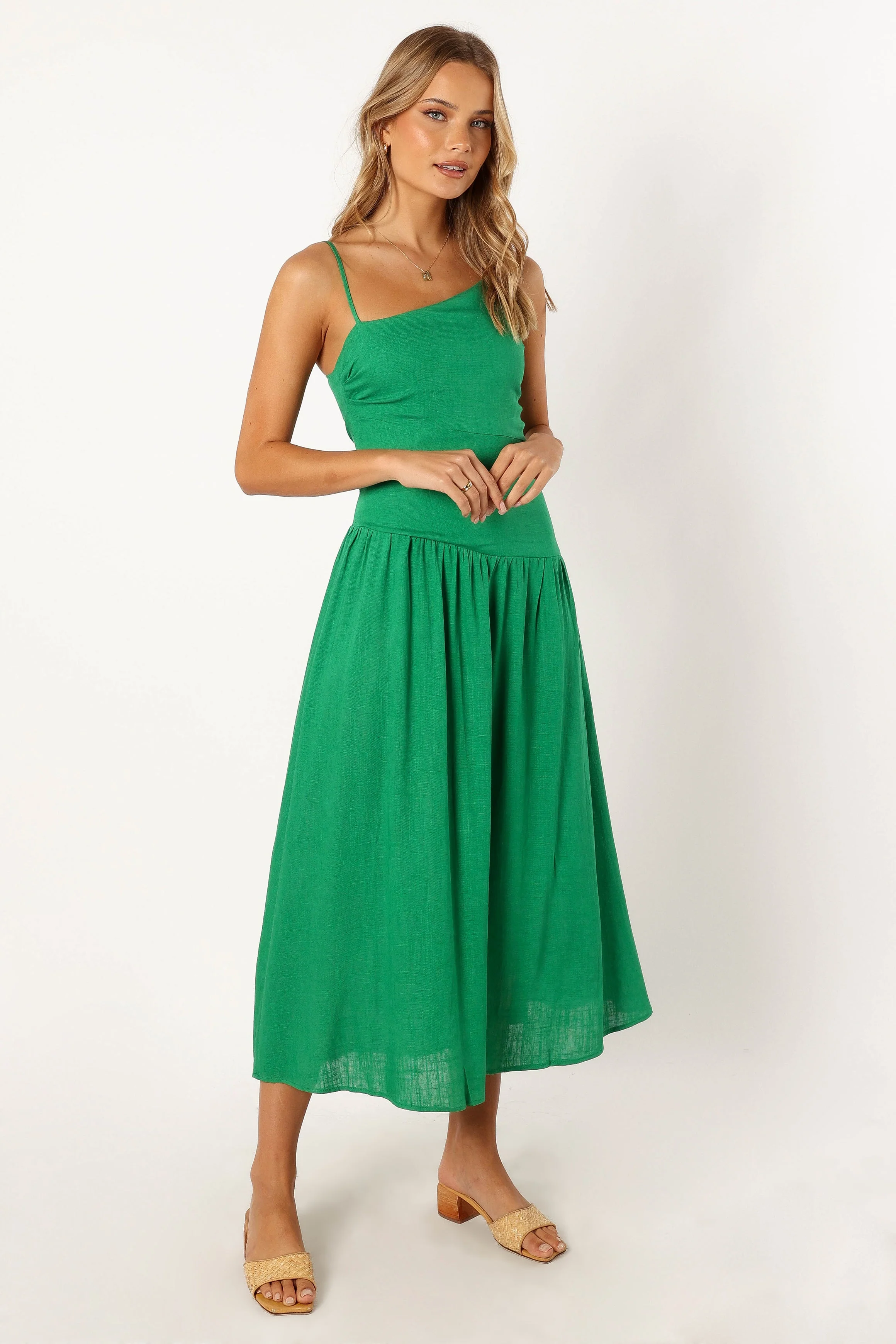 Shiloh Midi Dress - Green