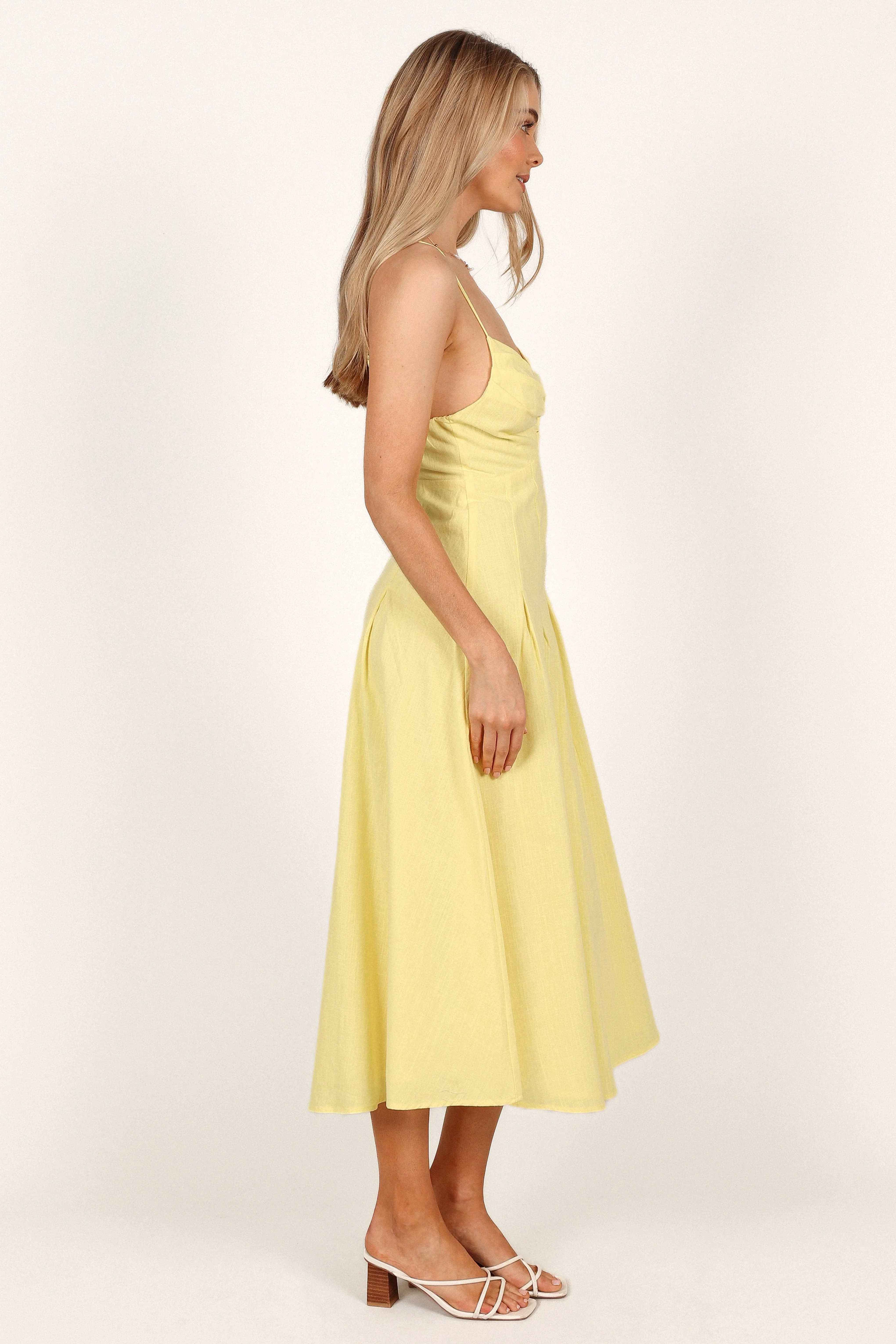 Sondera Midi Dress - Yellow