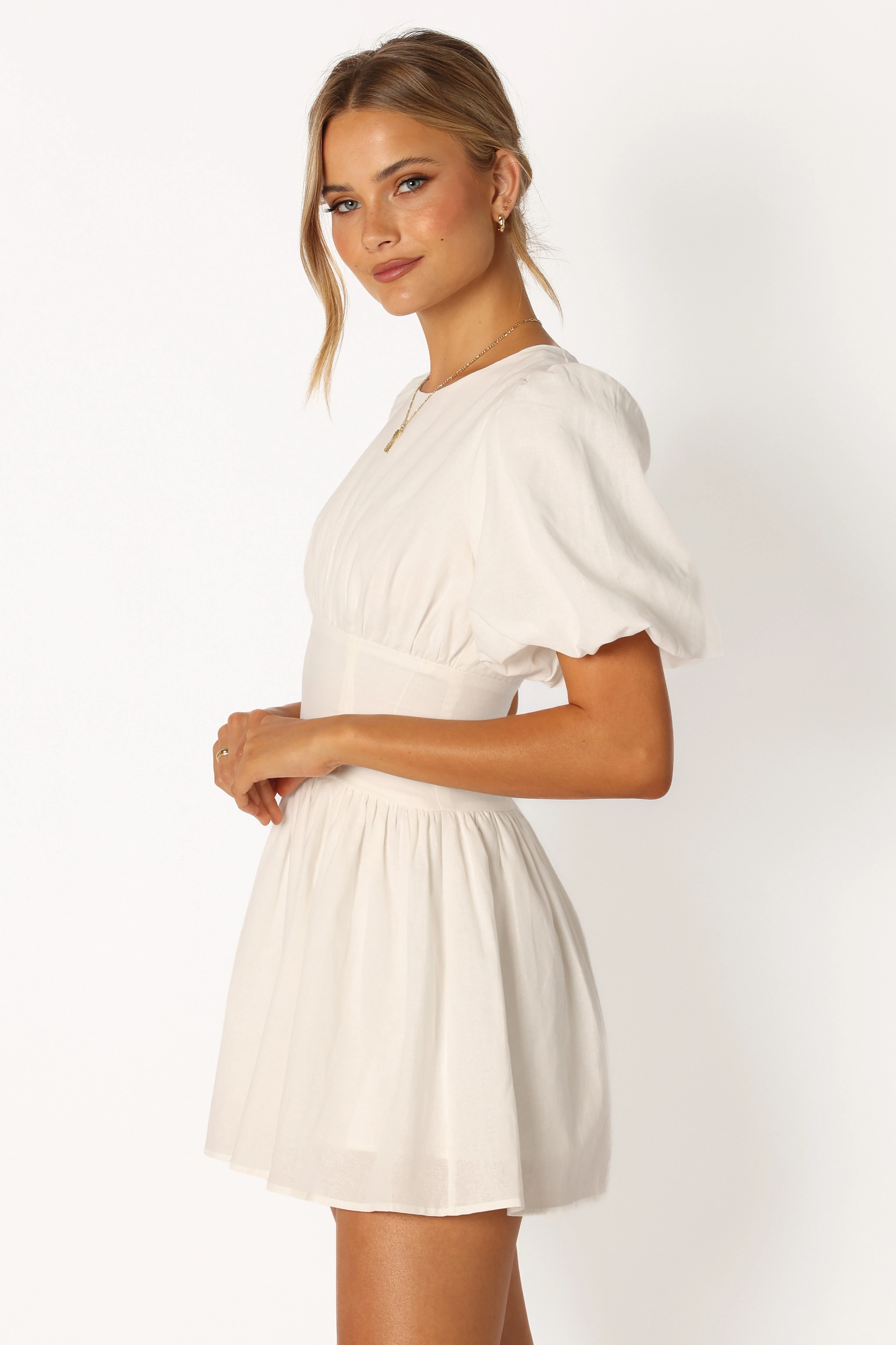 Alfie Mini Dress - White