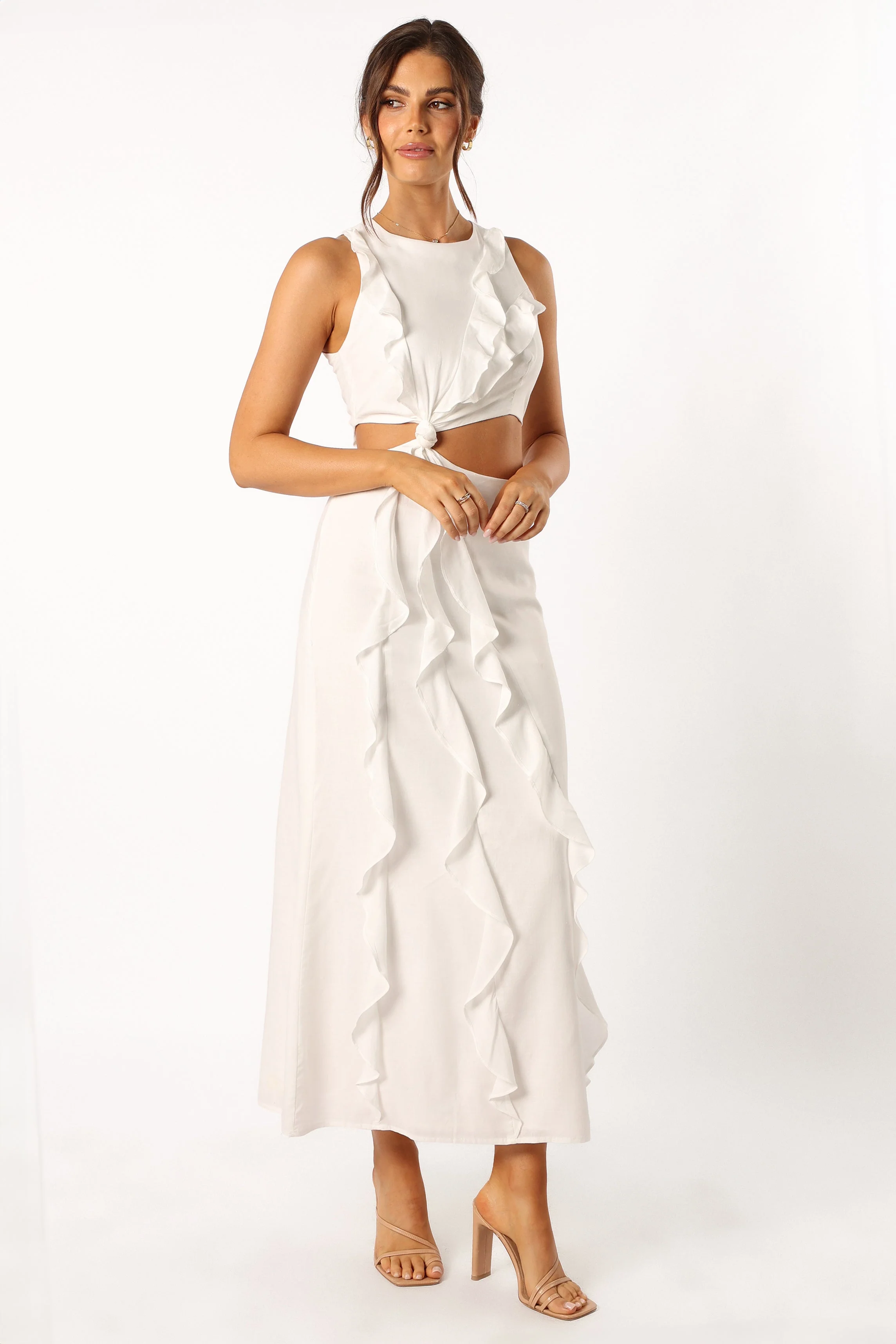 Grea Midi Dress - White