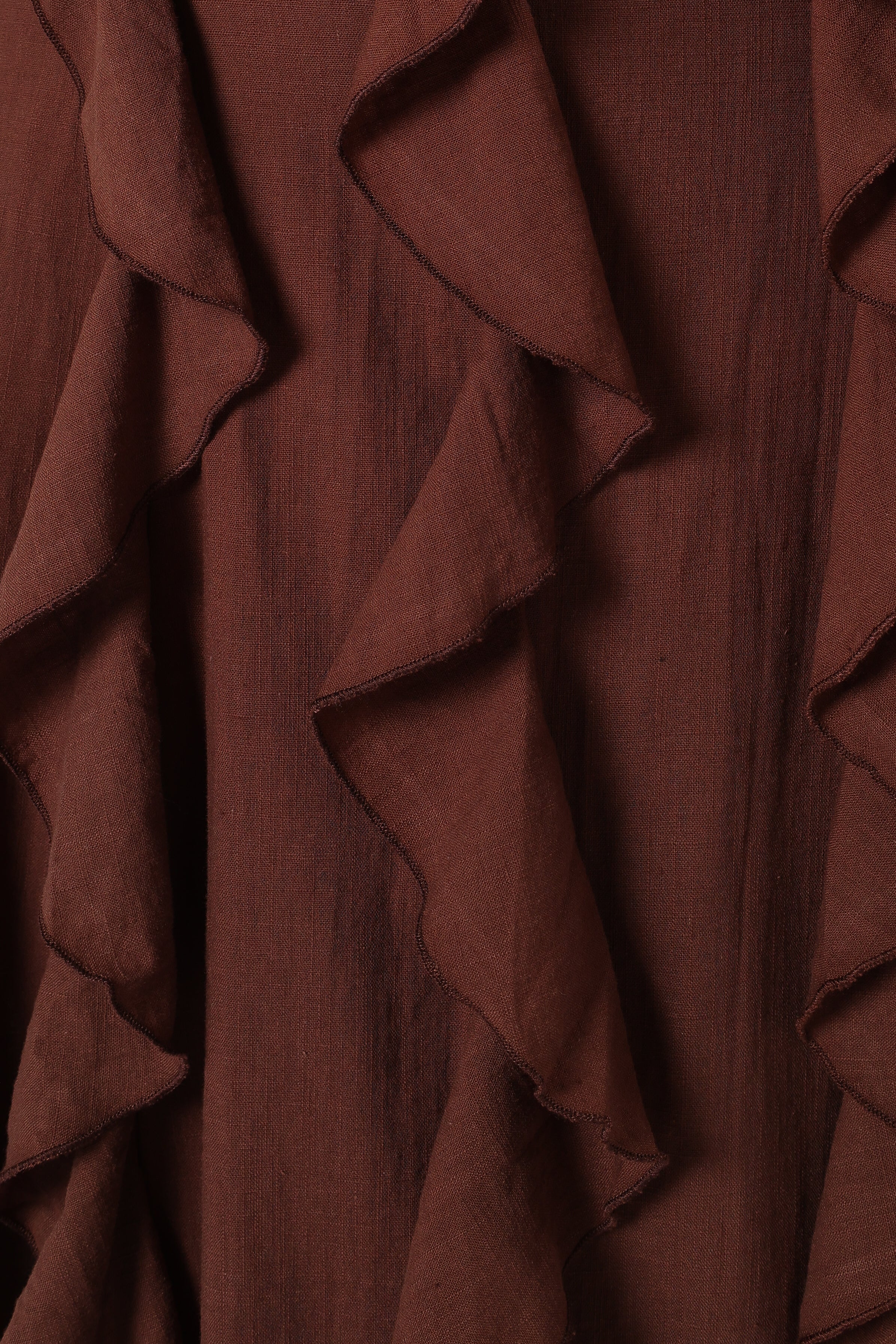 Maggy One Shoulder Dress - Chocolate