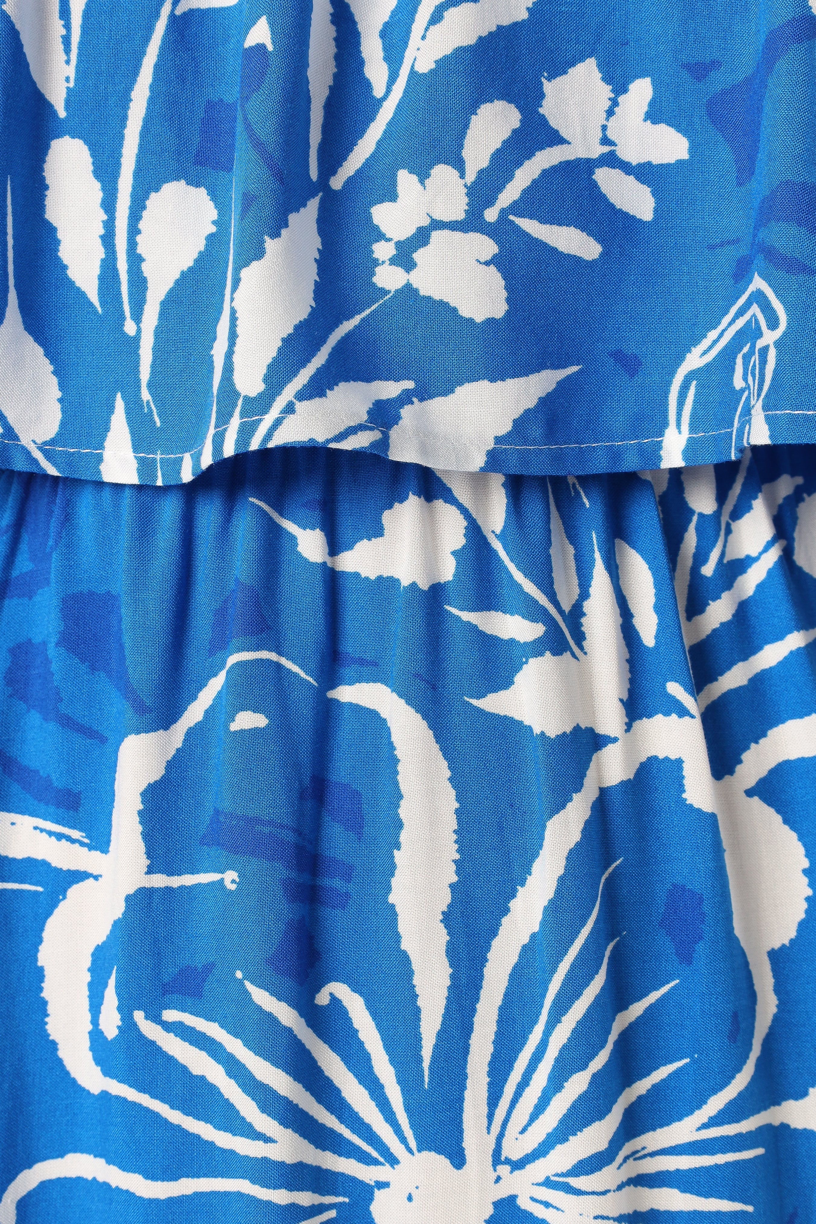 Pyros Off Shoulder Midi Dress - Harper Print