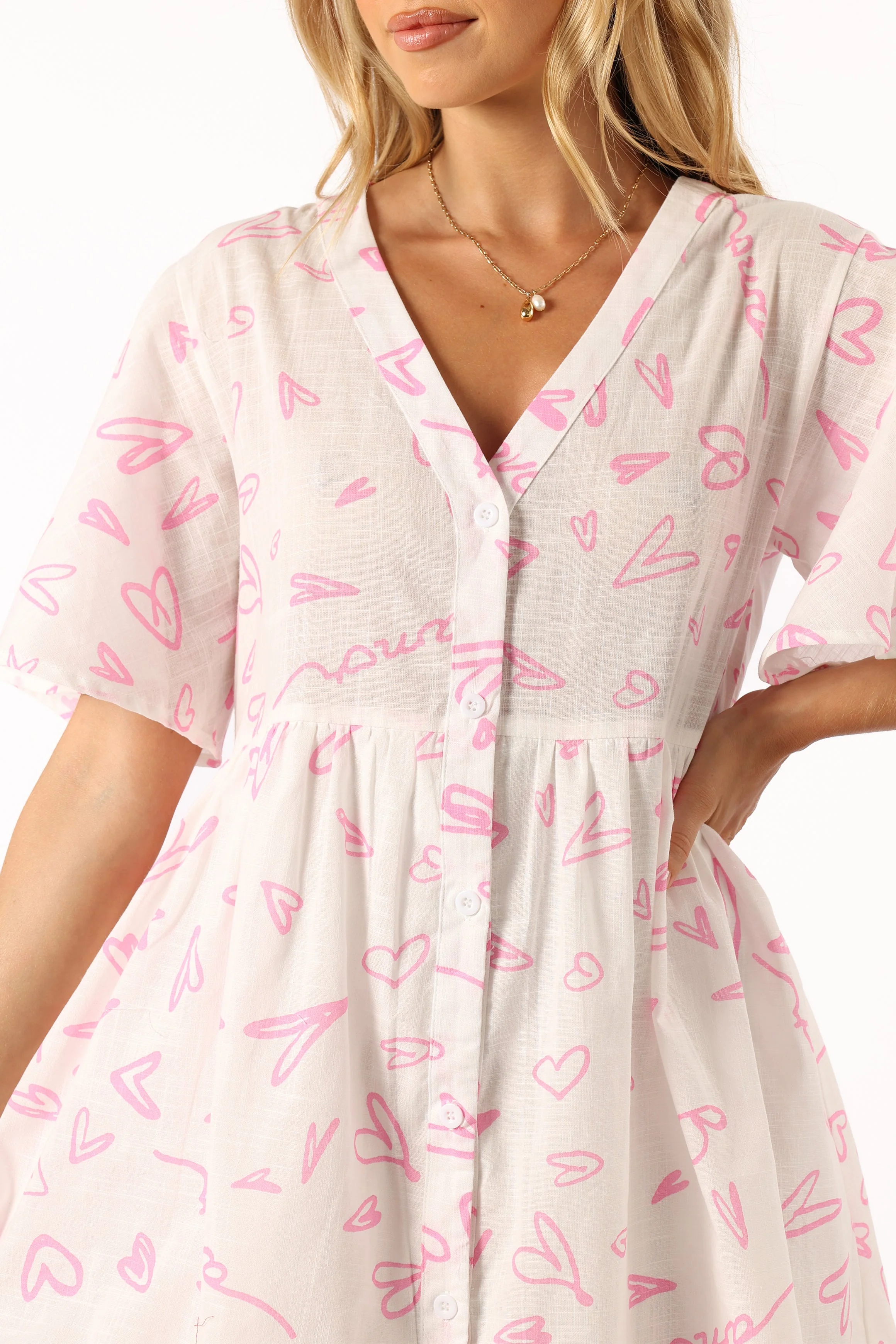 Elias Mini Dress - Amore Print
