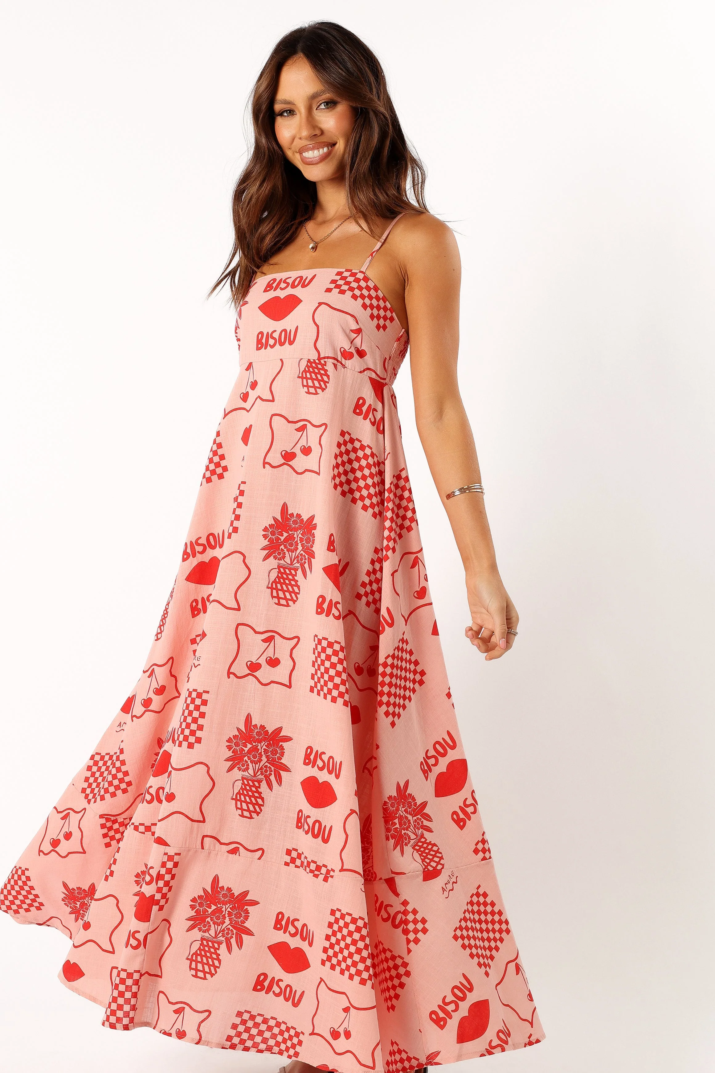Brea Maxi Dress - Bisou Print