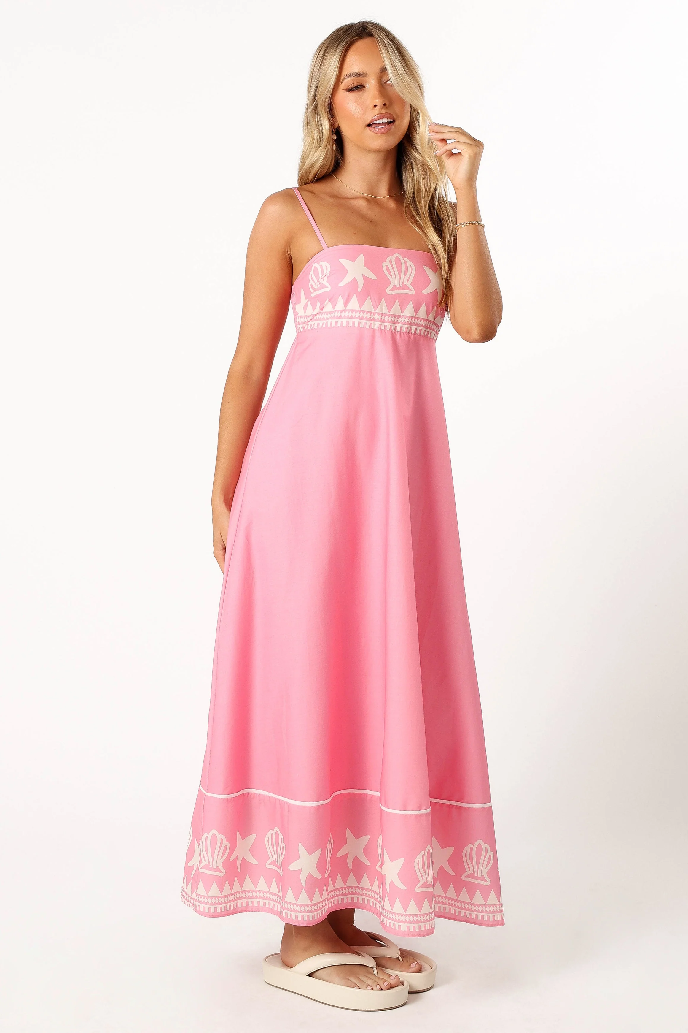 Kristen Dress - Pink Shell
