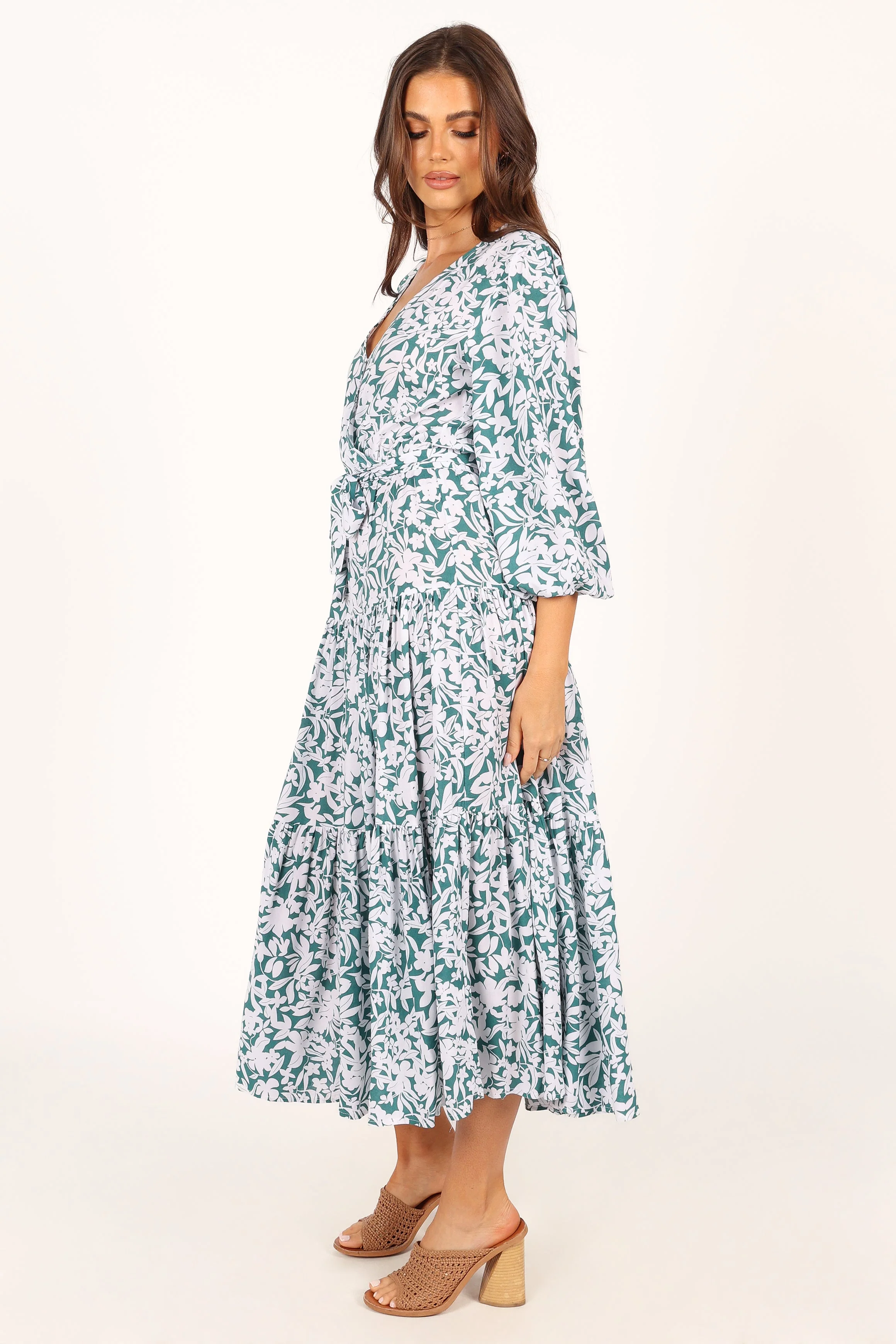 Hadyn Dress - Green Floral