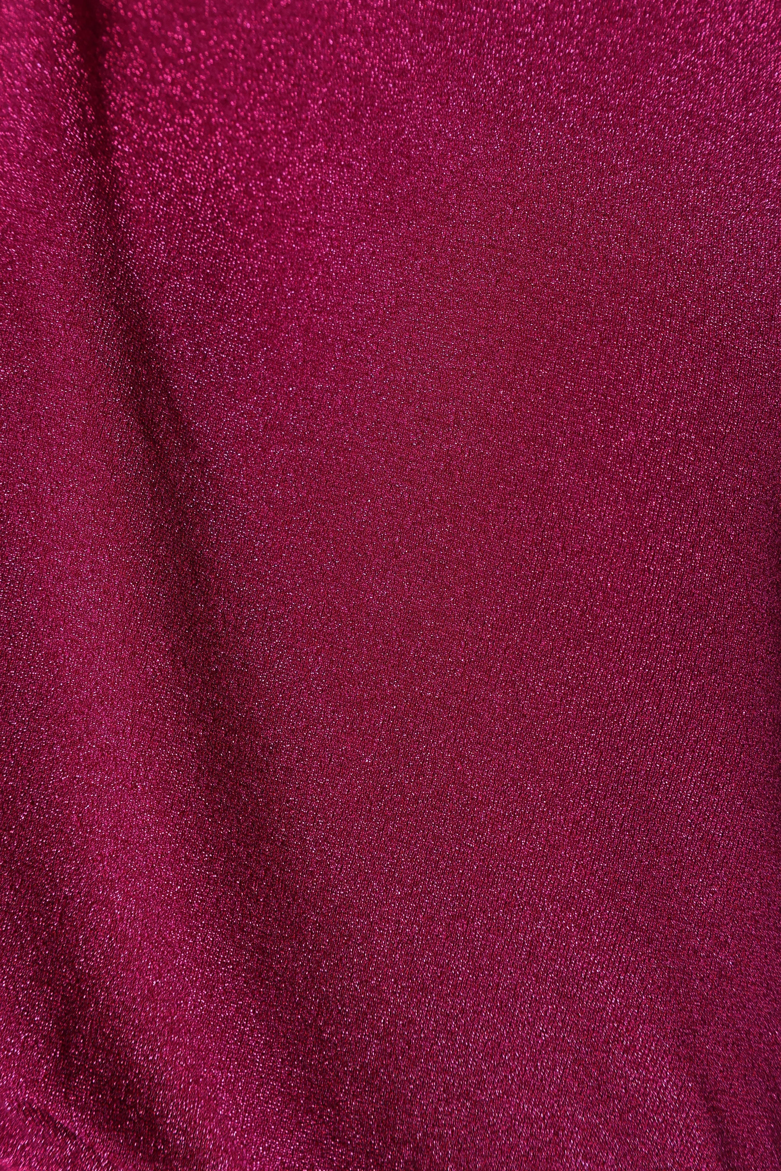 Santiago Off Shoulder Mini Dress - Berry