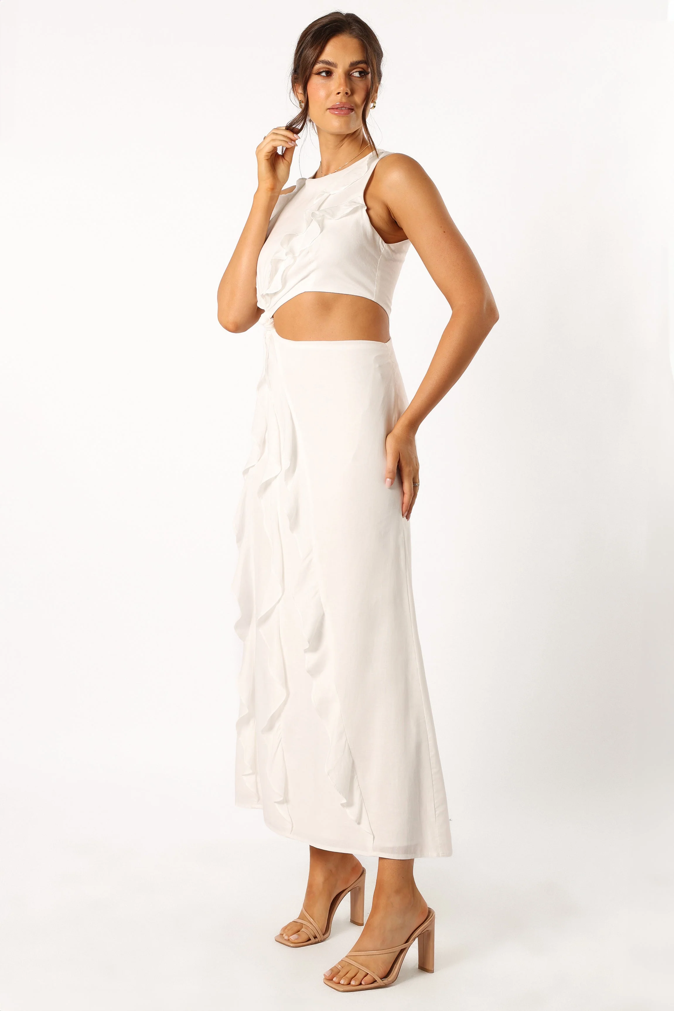 Grea Midi Dress - White