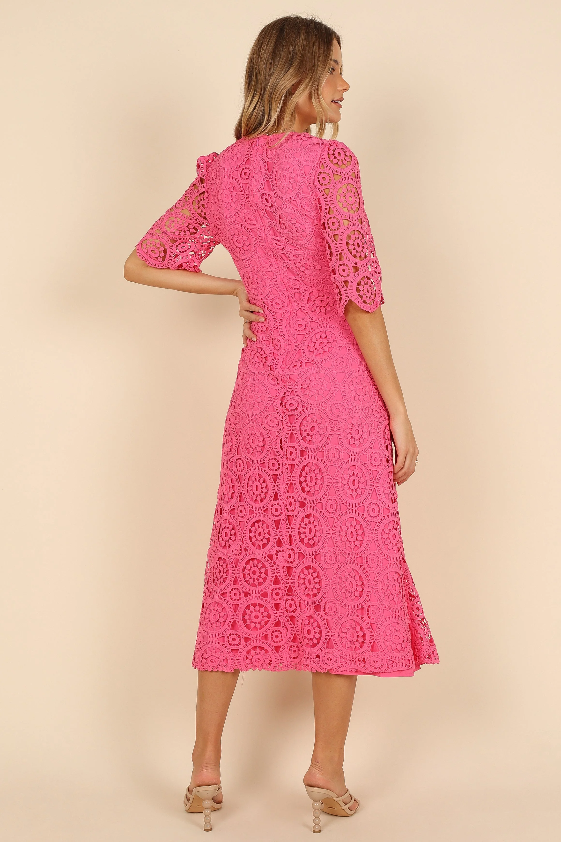 Arizona Midi Dress - Pink