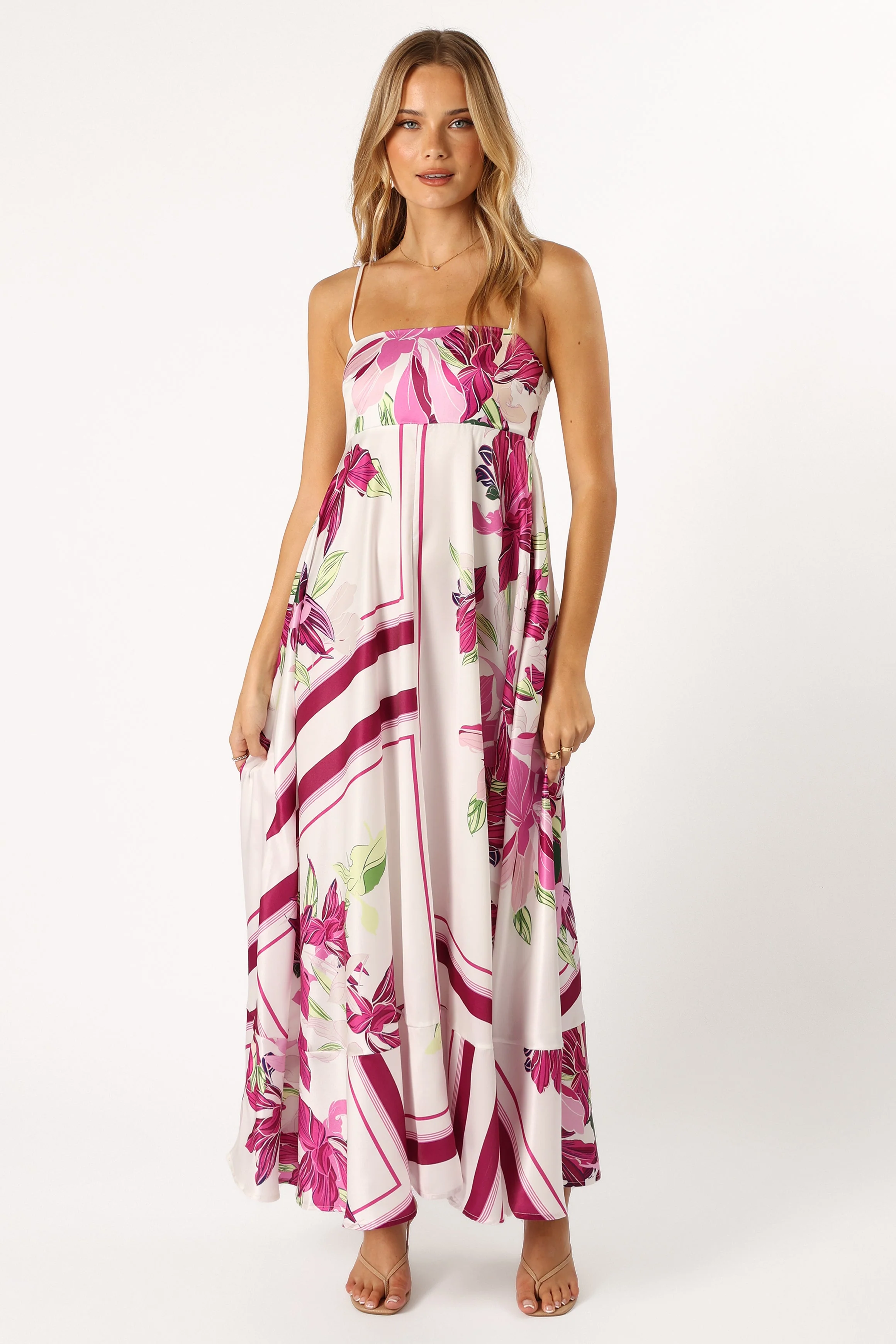Wendy Maxi Dress - Purple Floral