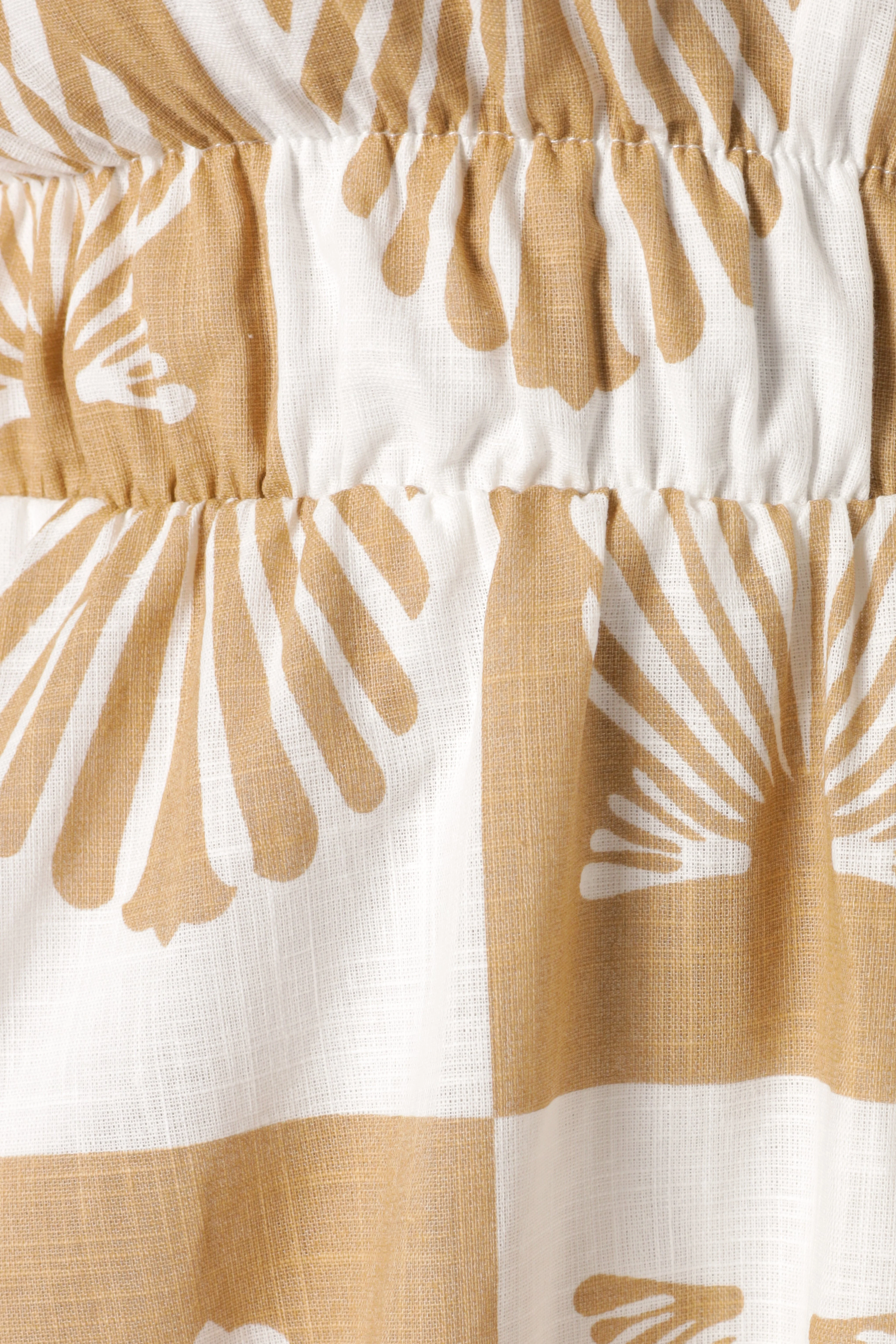 Rocco Off Shoulder Mini Dress - Tan