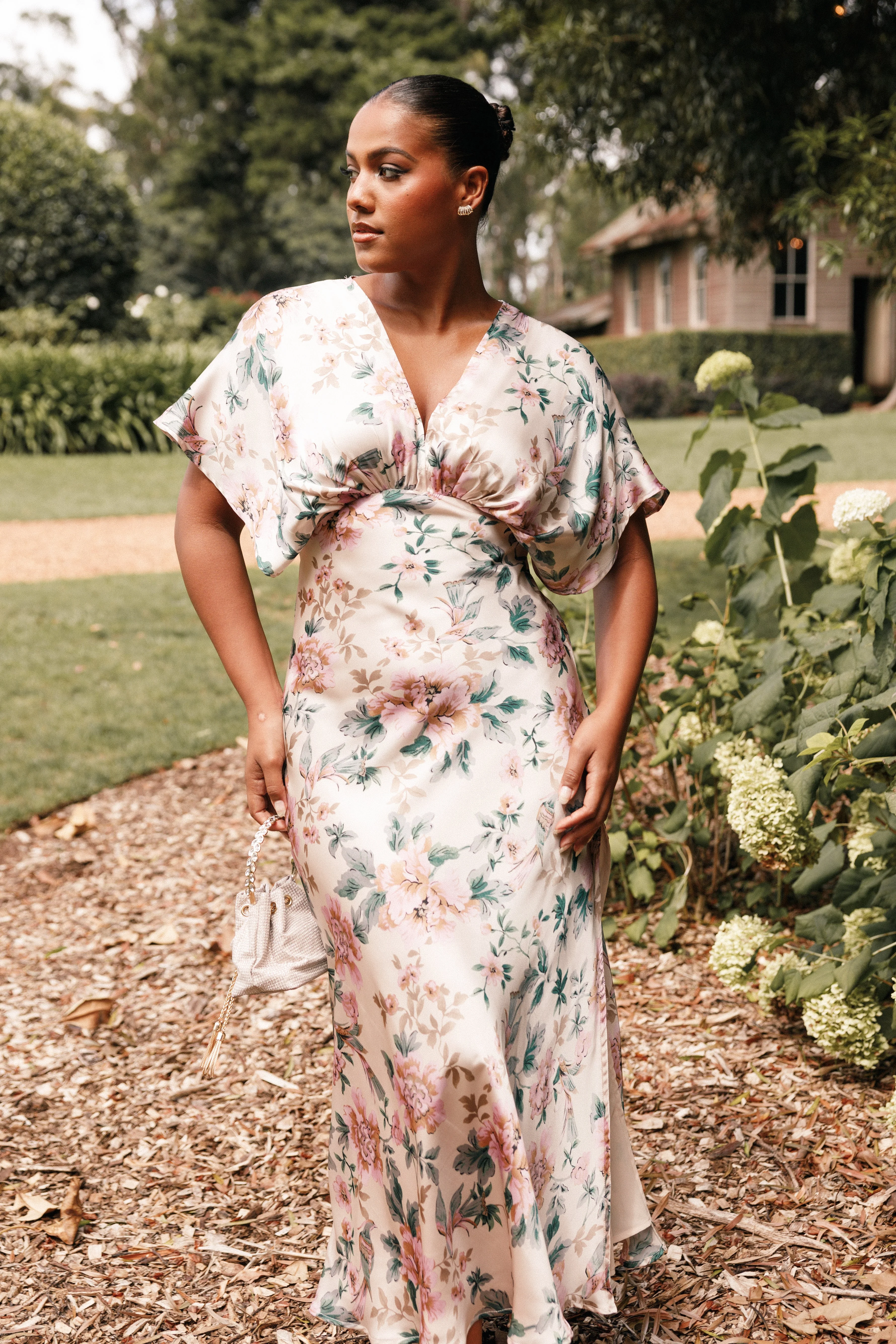 Ricki Maxi Dress - Pink Floral