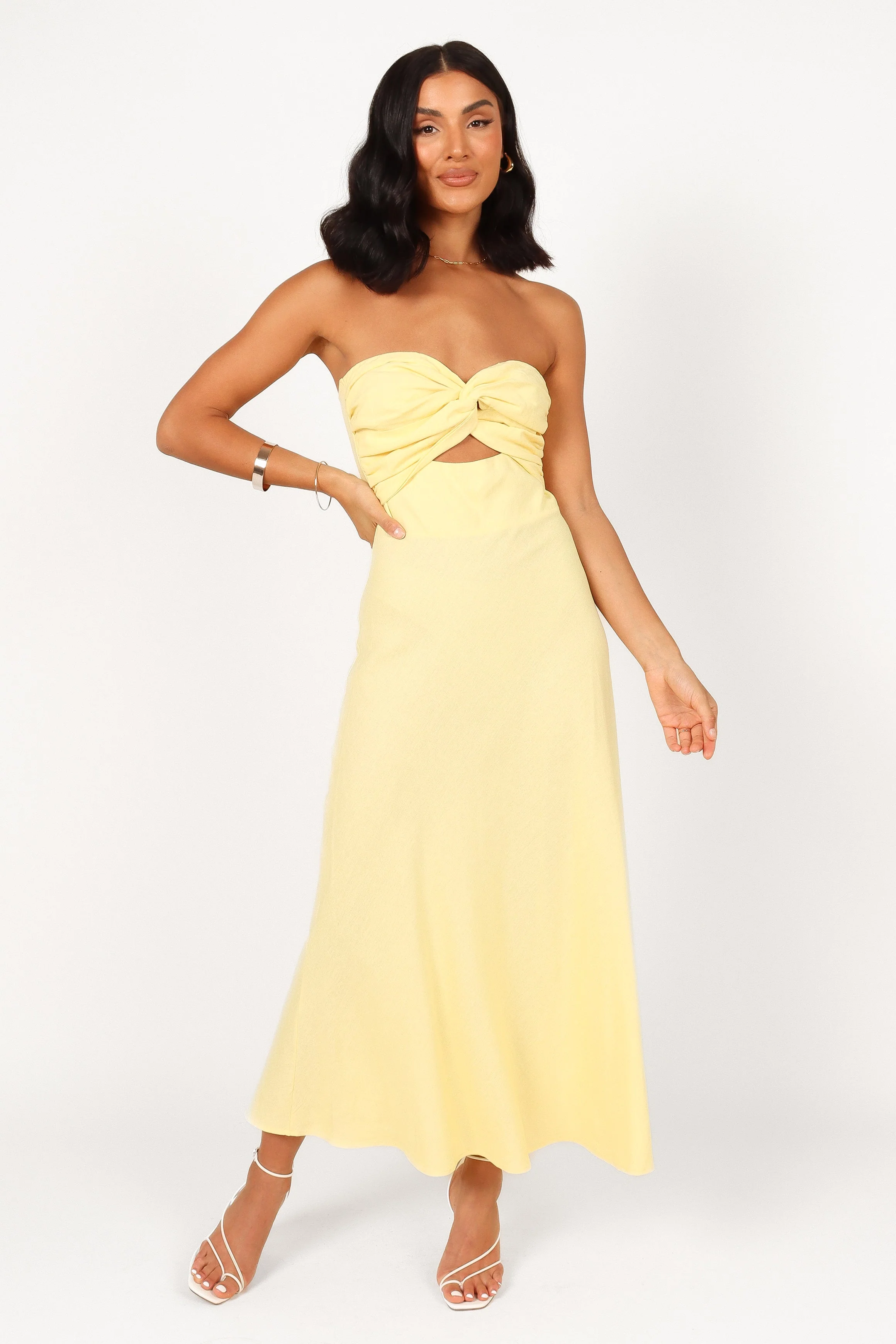 Rosetta Dress - Lemon