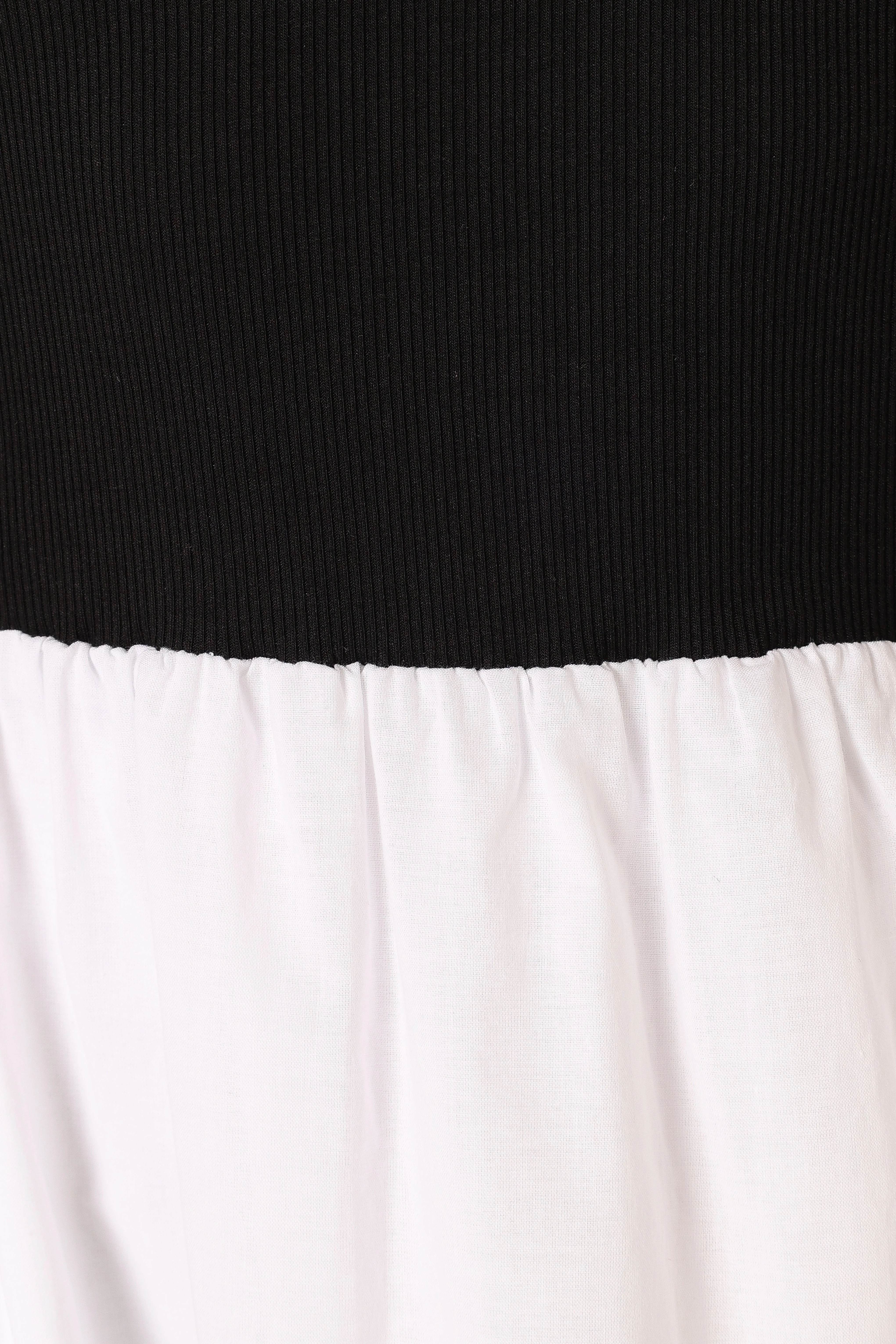 Judson Midi Dress - White/Black