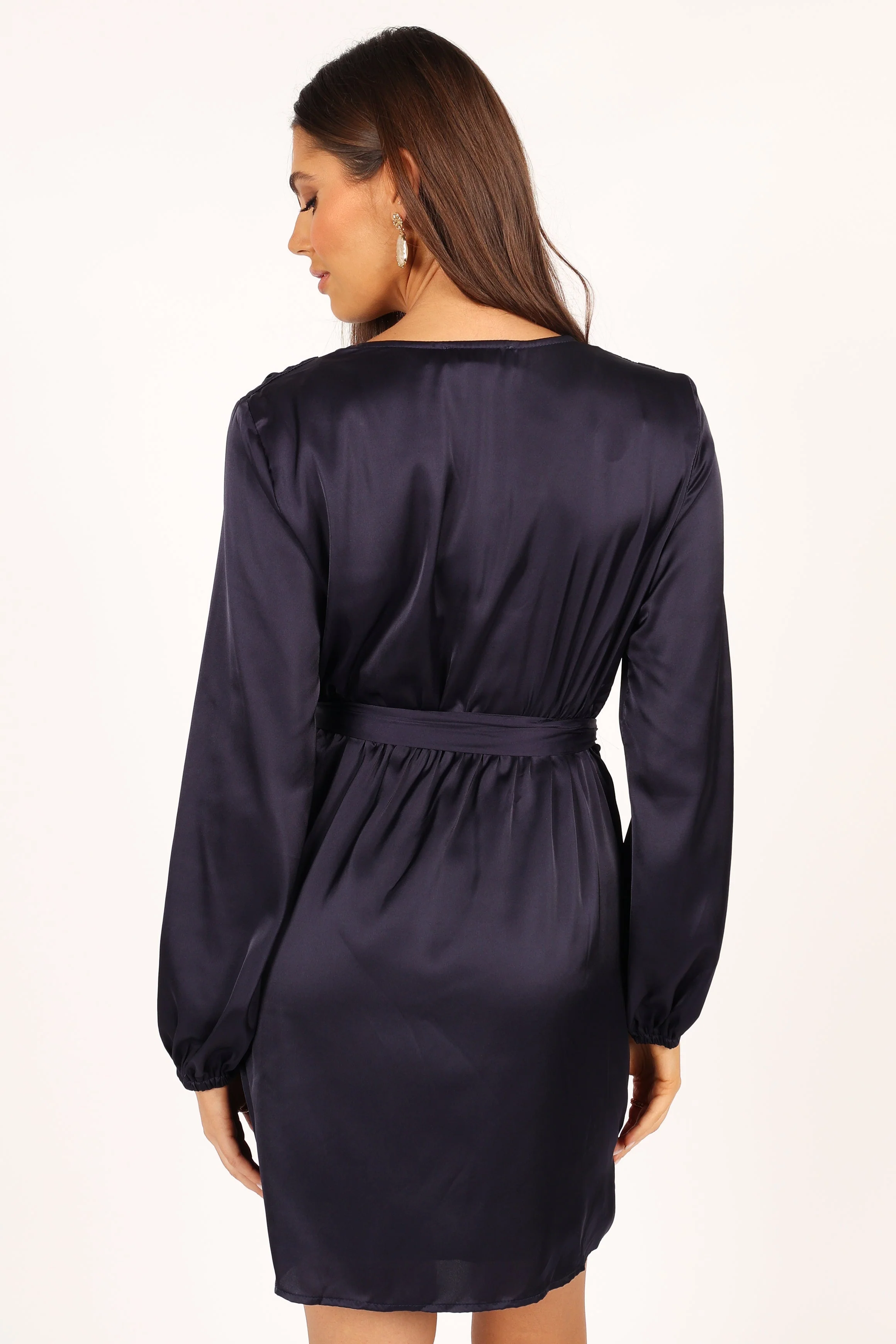 Rox Long Sleeve Mini Dress - Navy