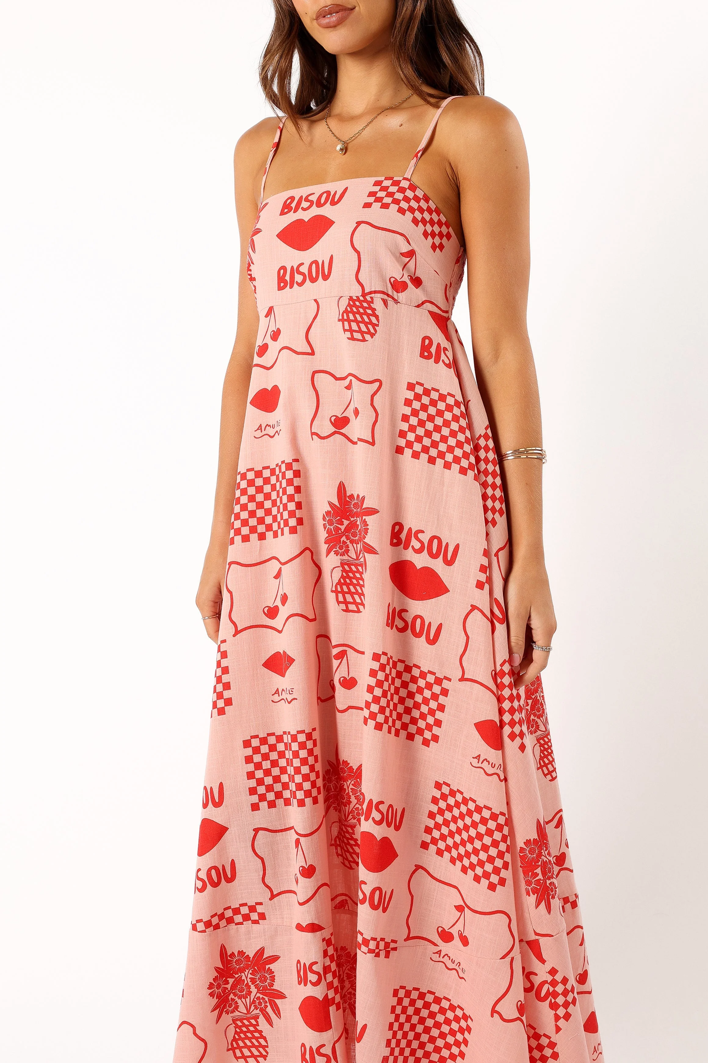 Brea Maxi Dress - Bisou Print