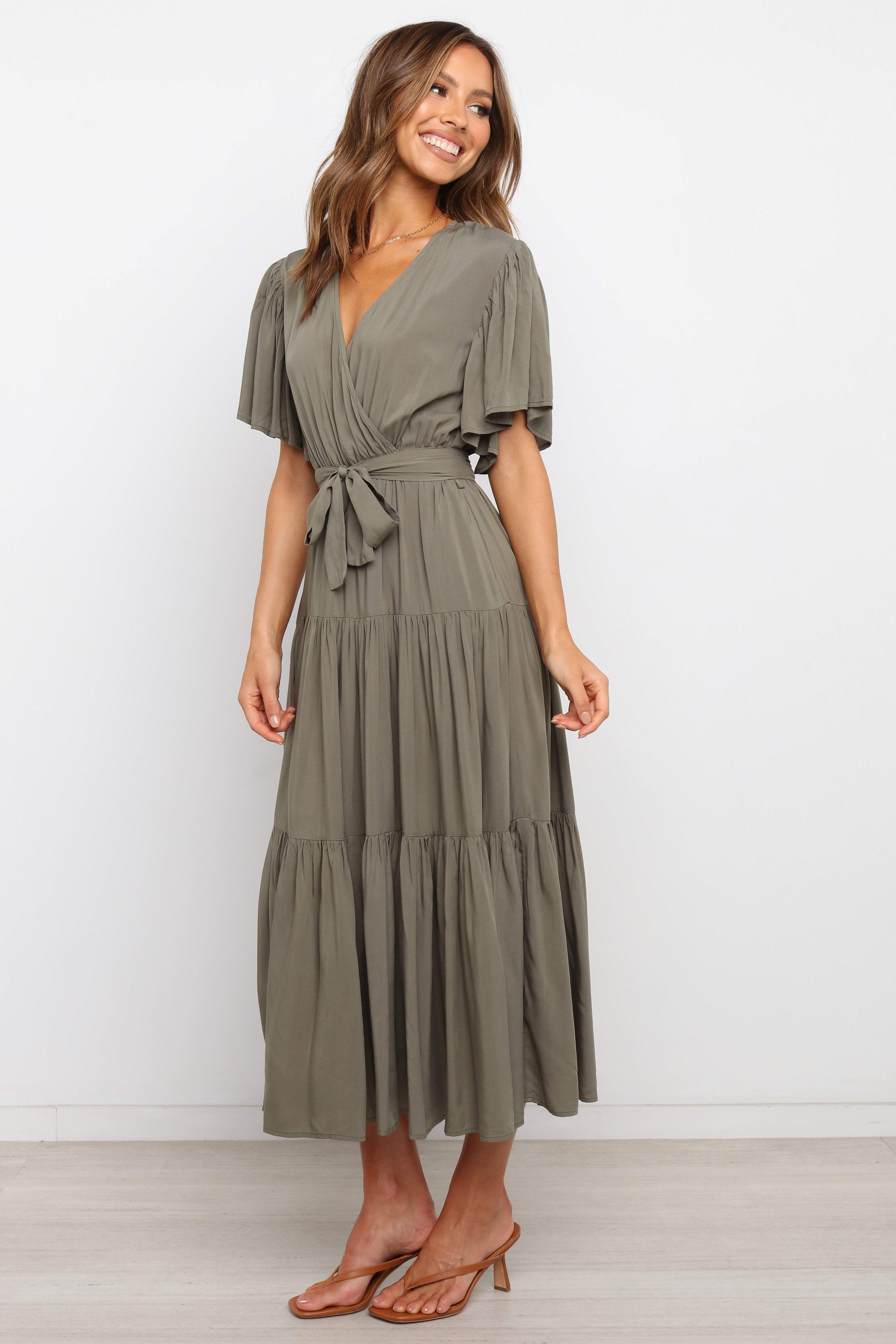 Barker Dress - Olive