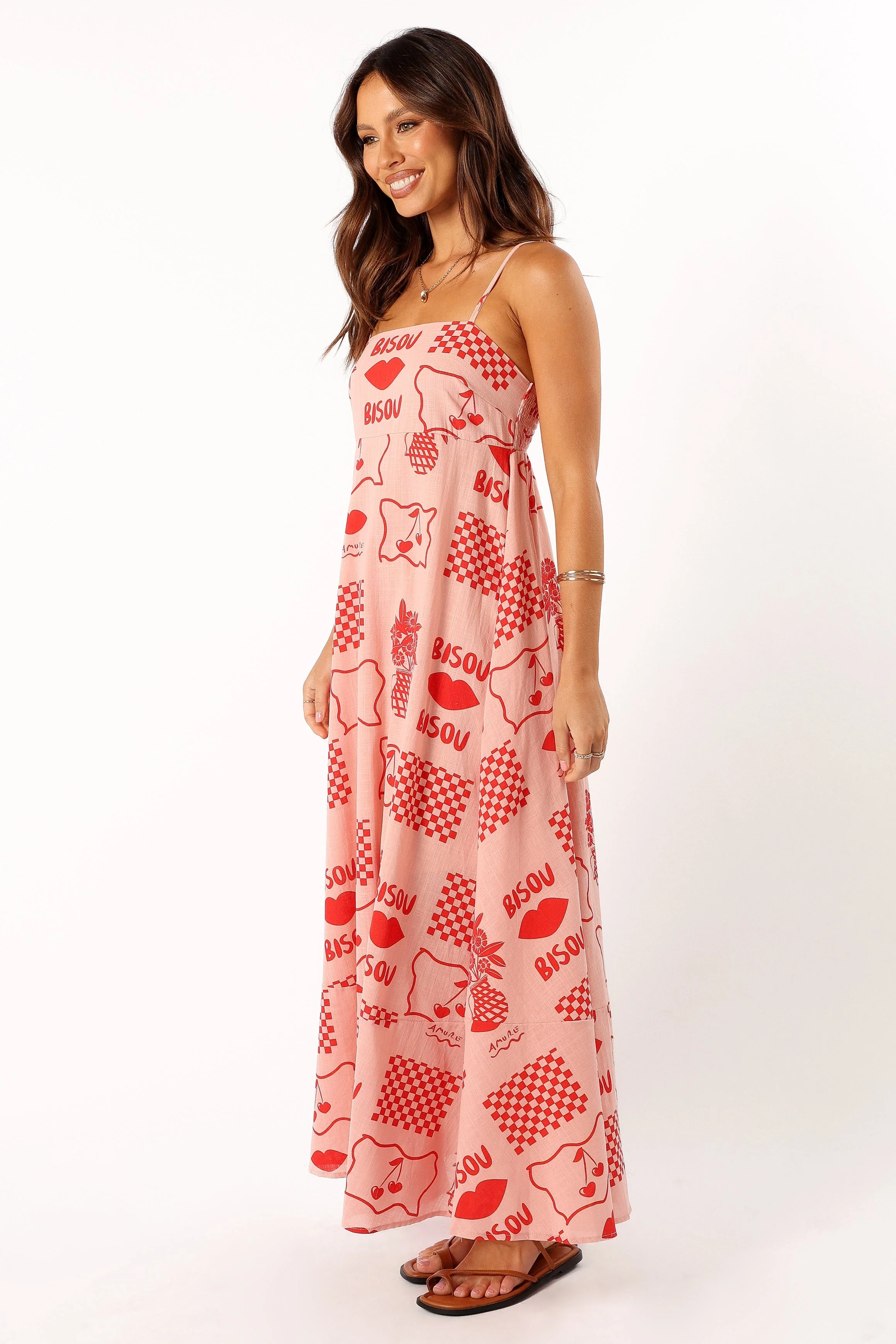 Brea Maxi Dress - Bisou Print