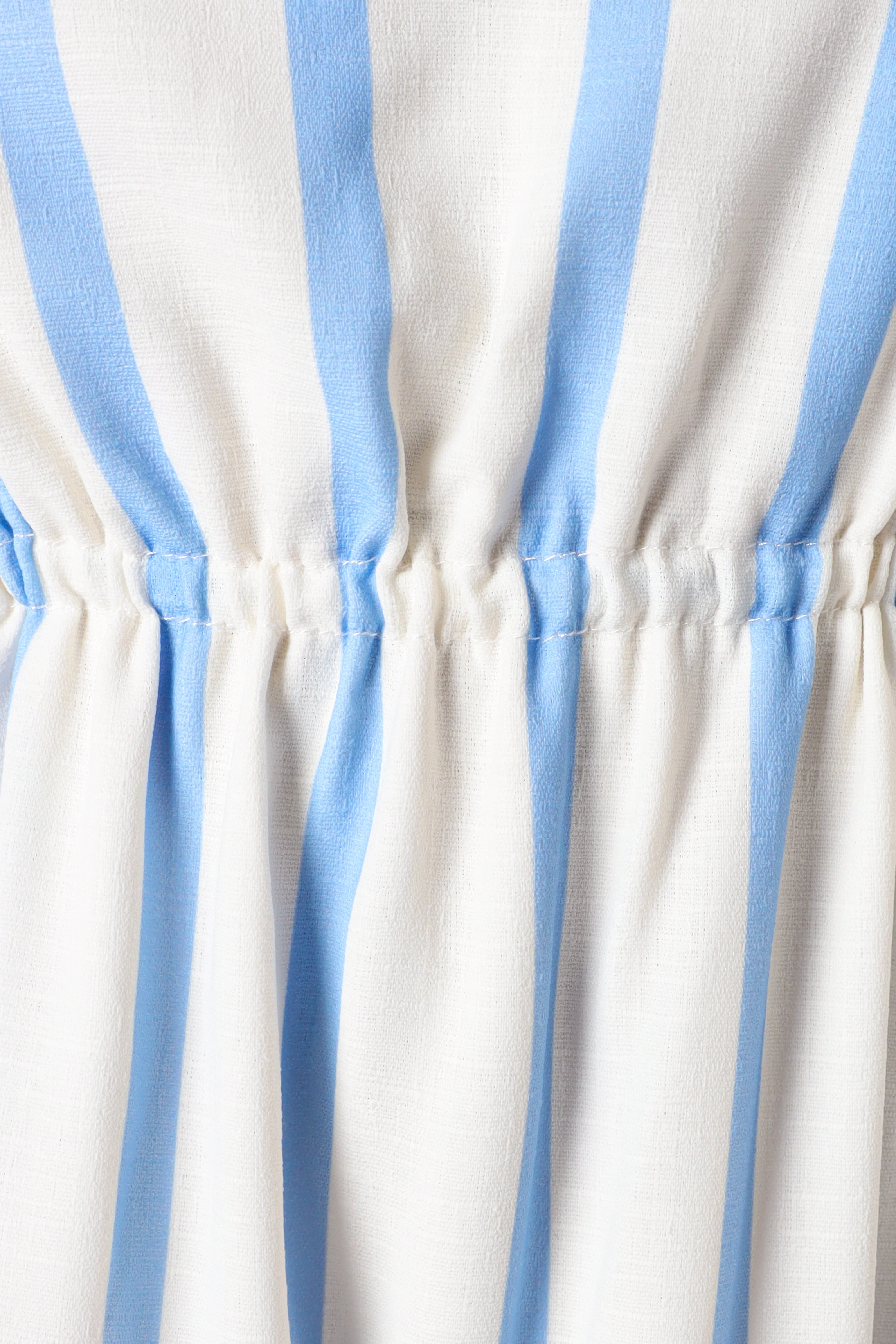 Evelin Midi Dress - Blue Stripe