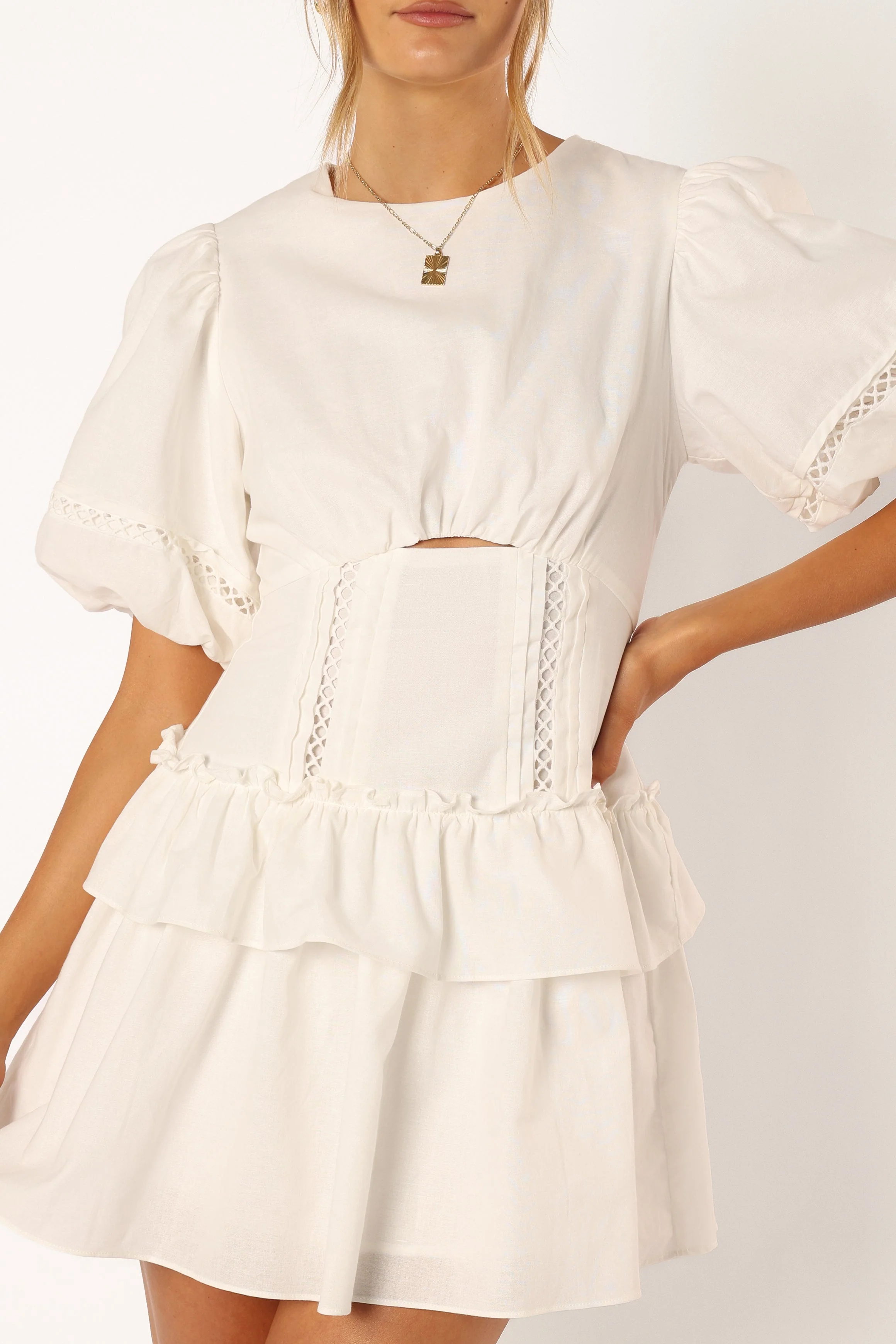 Tavi Mini Dress - White