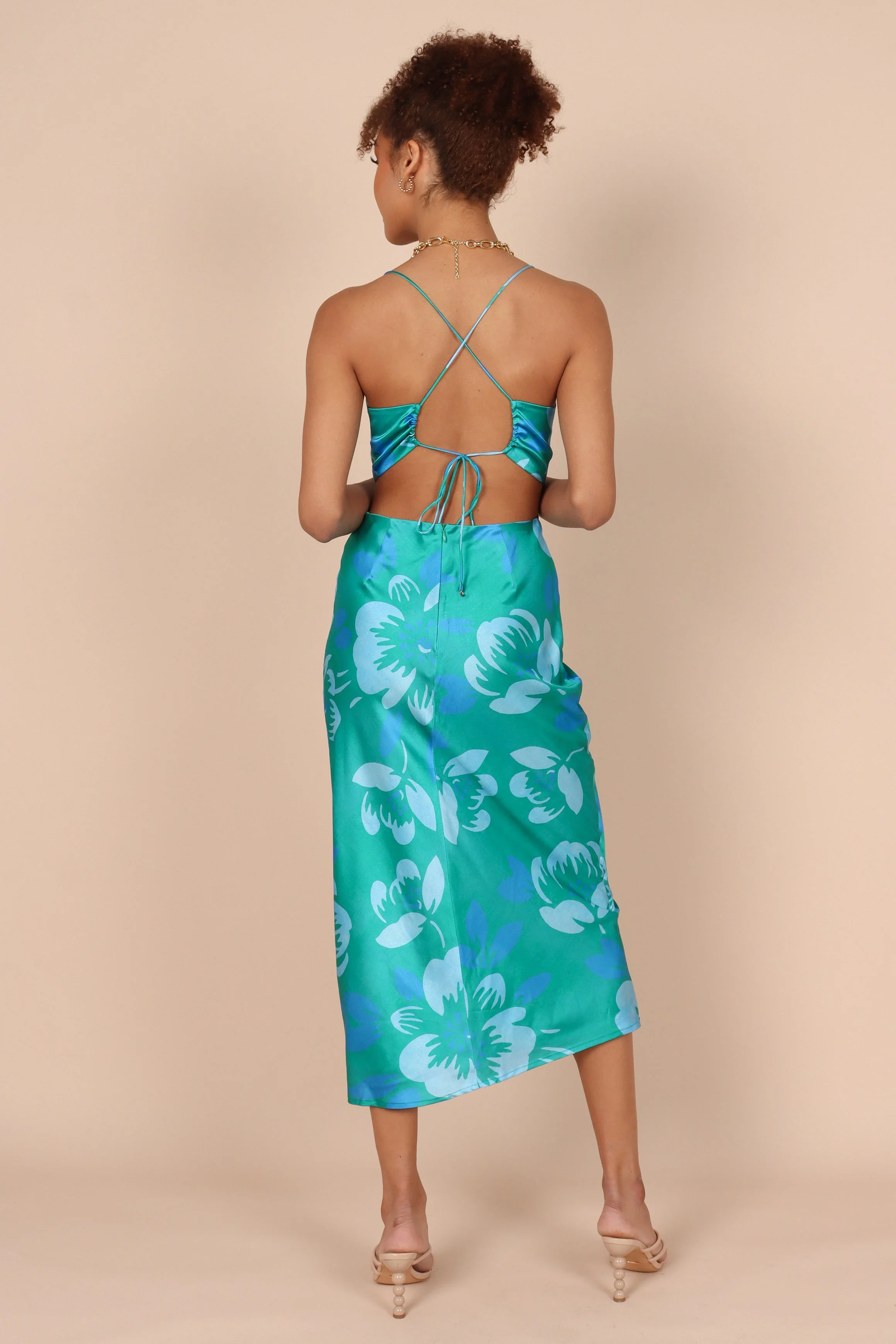 Amisha Midi Dress - Seagreen