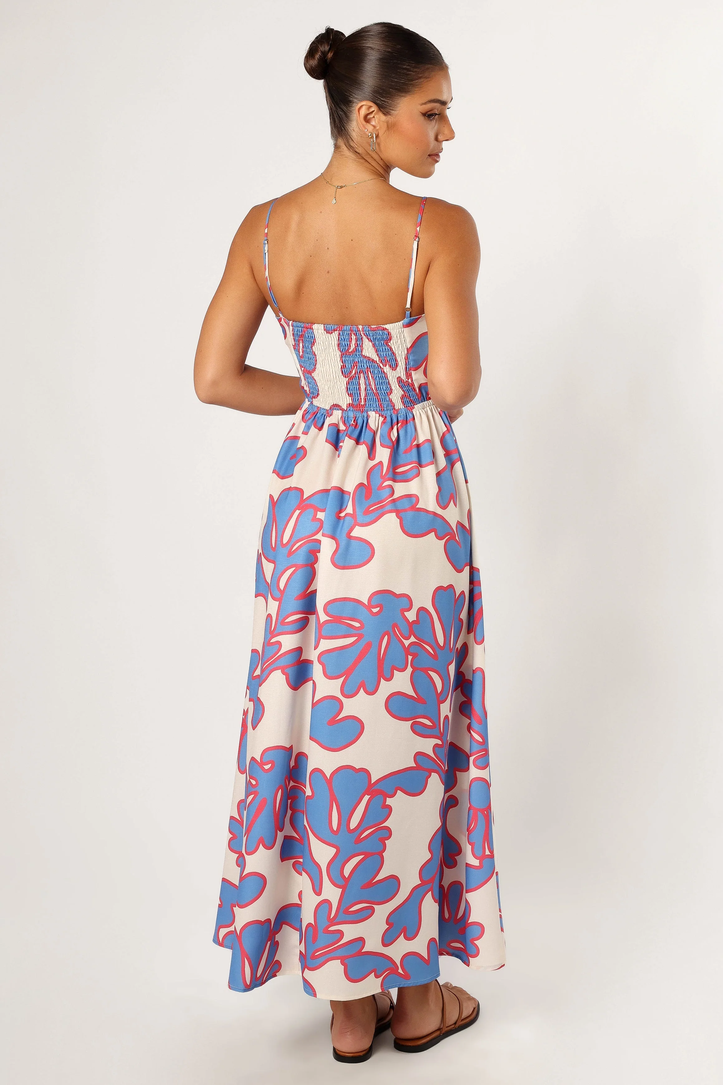 Kelani Aline Midi Dress - Flori Print