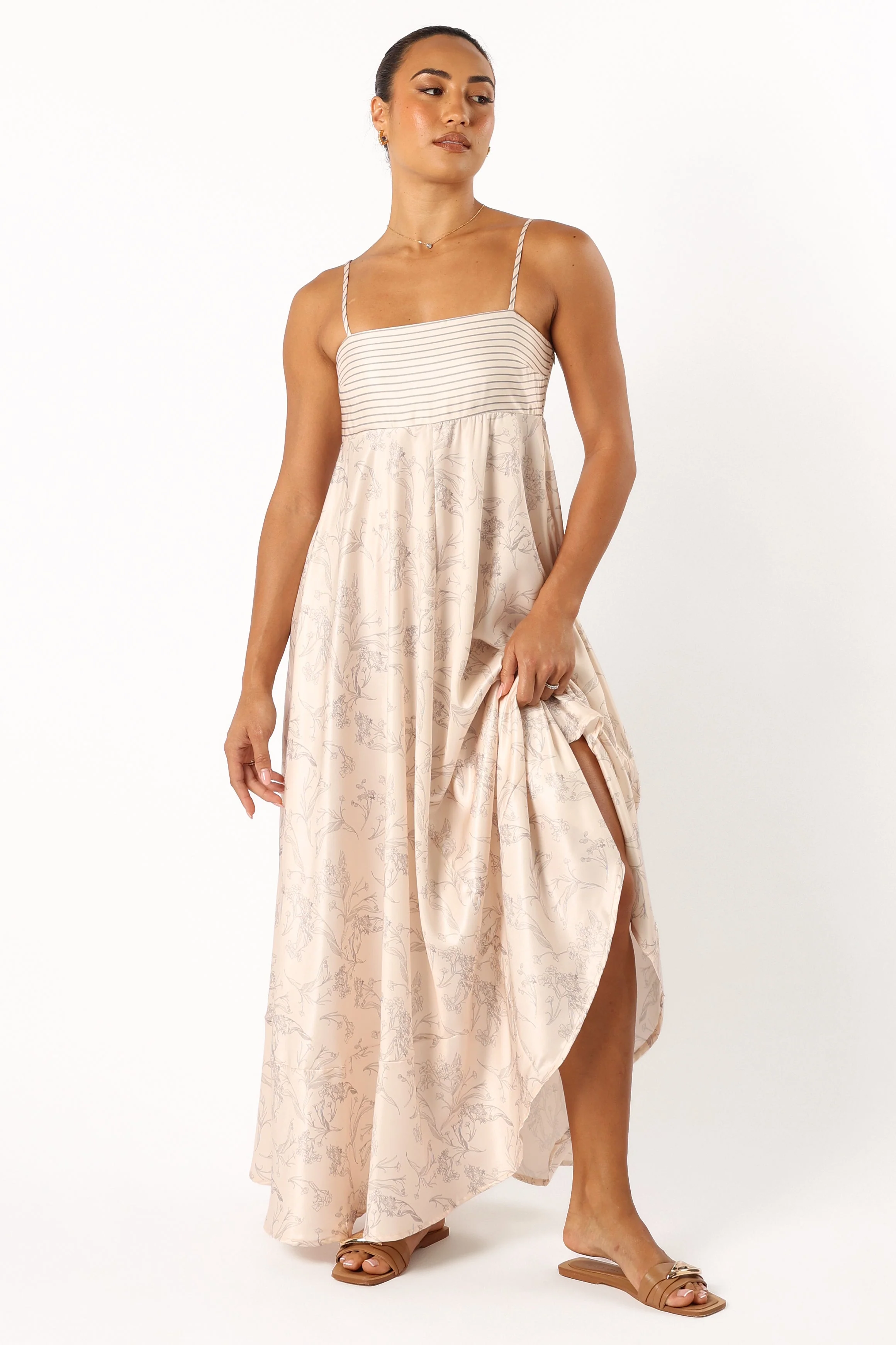 Novella Midi Dress - Cream