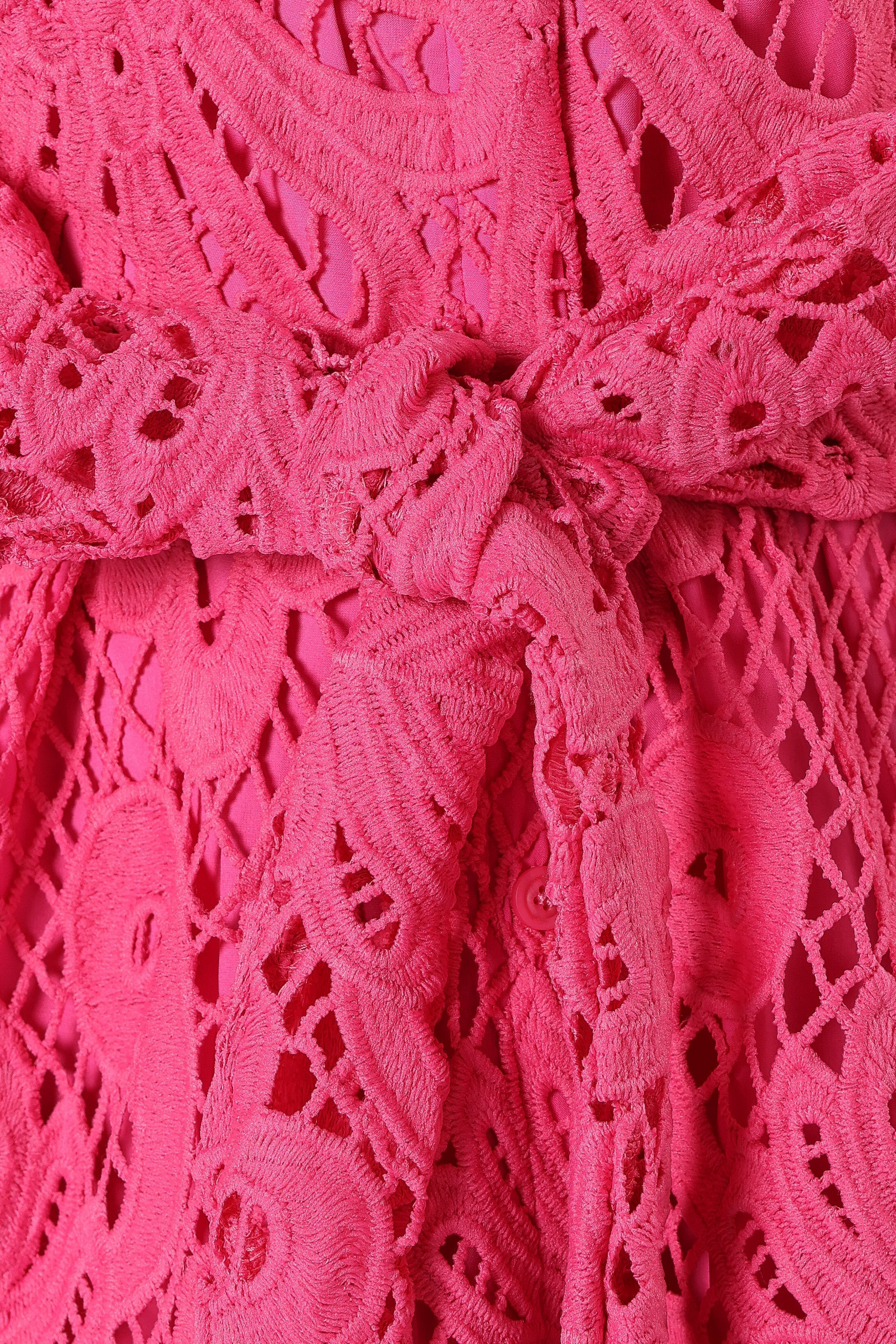 Hartley Long Sleeve Mini Dress - Pink