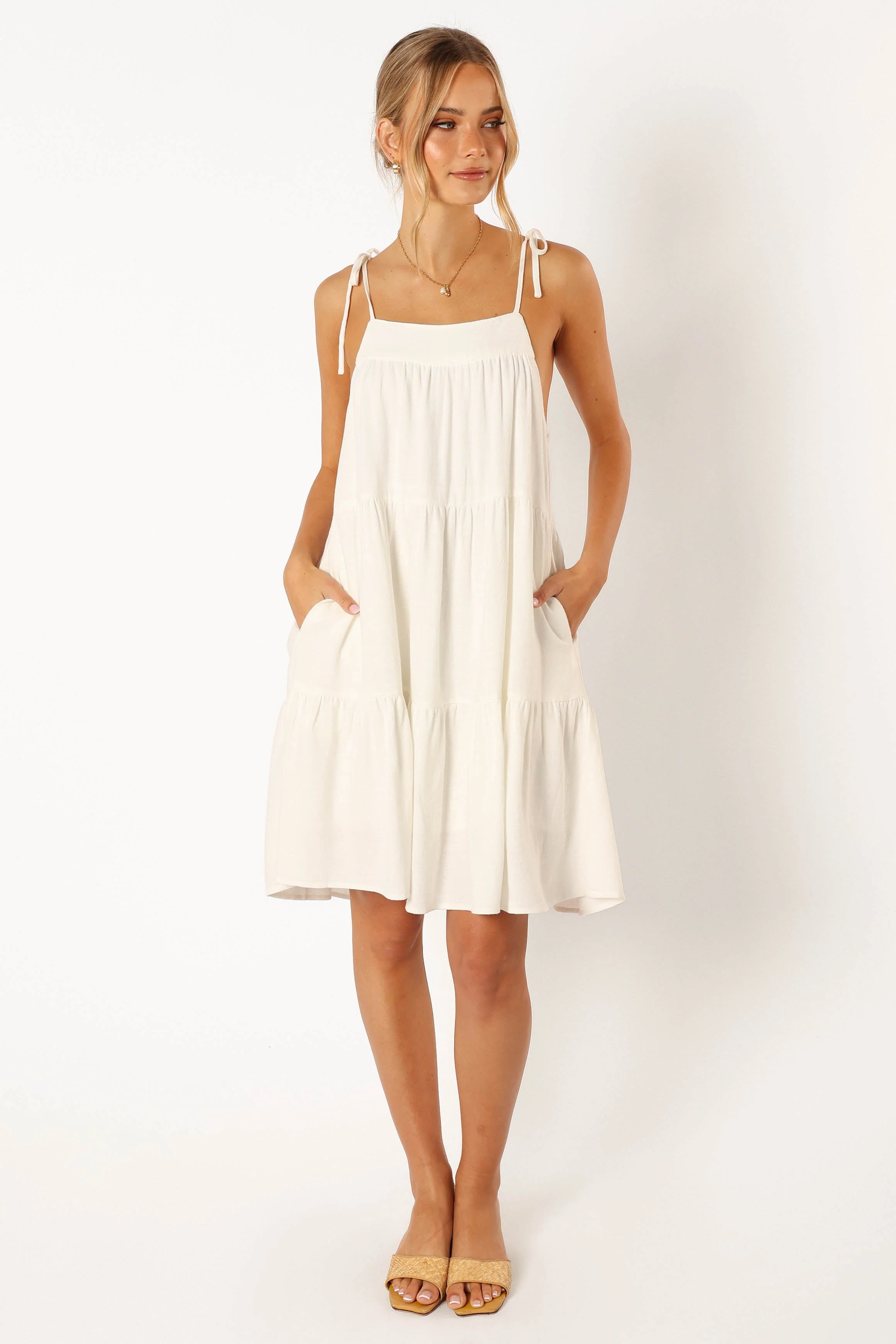 Lewis Mini Dress - White