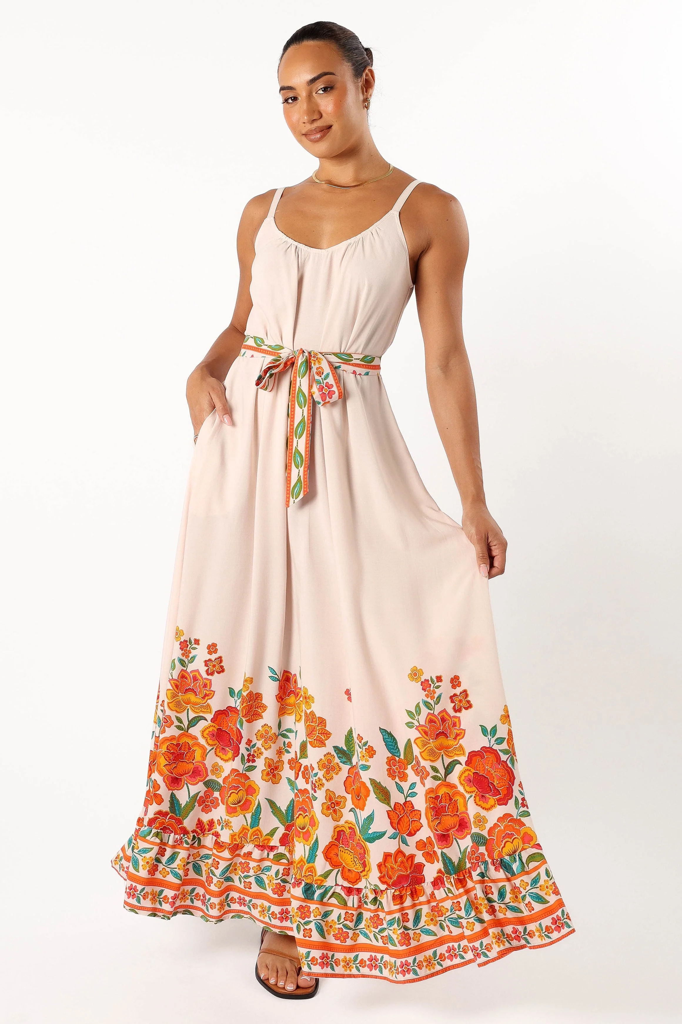 Xander Midi Dress - Willow Print