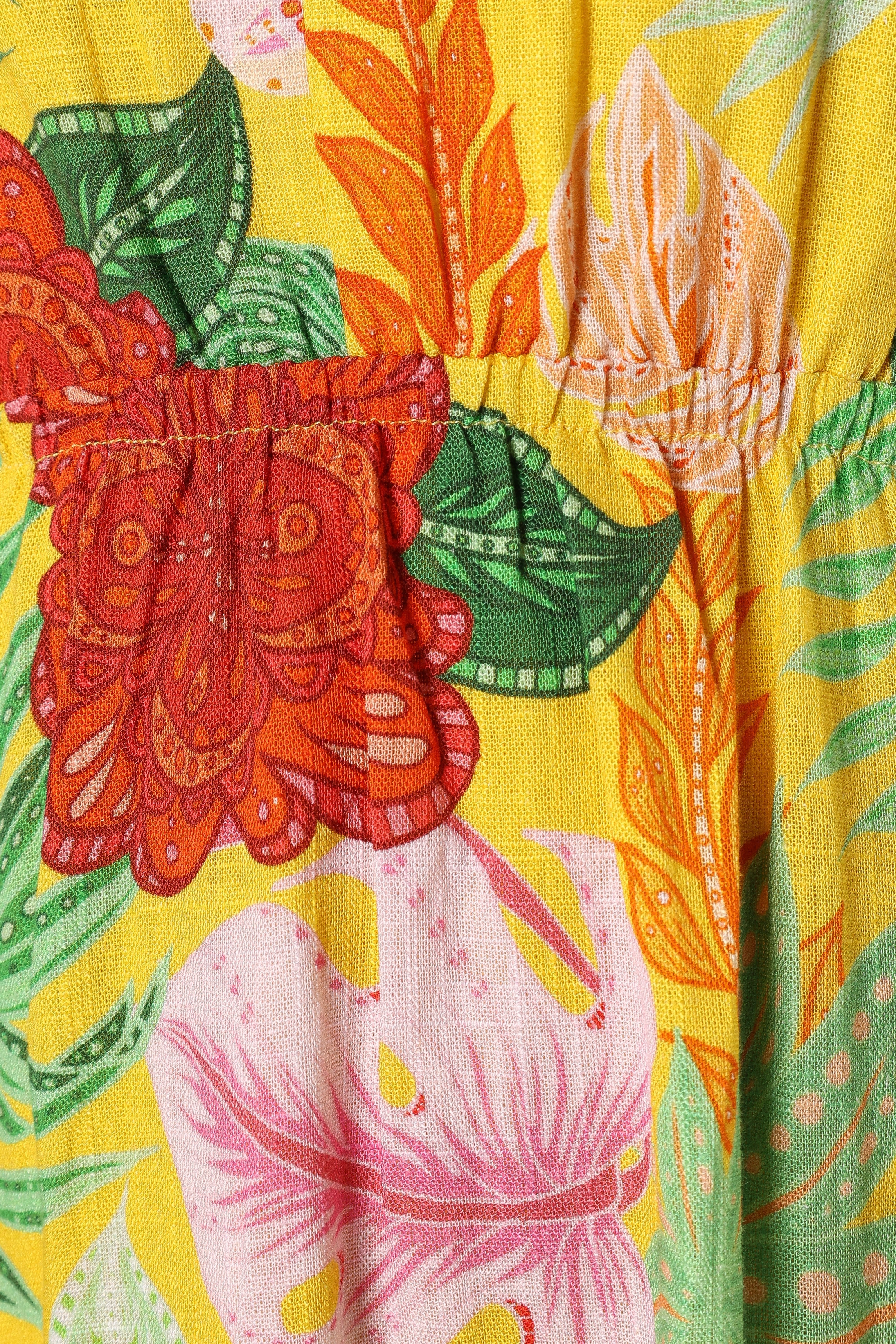 Kaia Midi Dress - Leilani Print