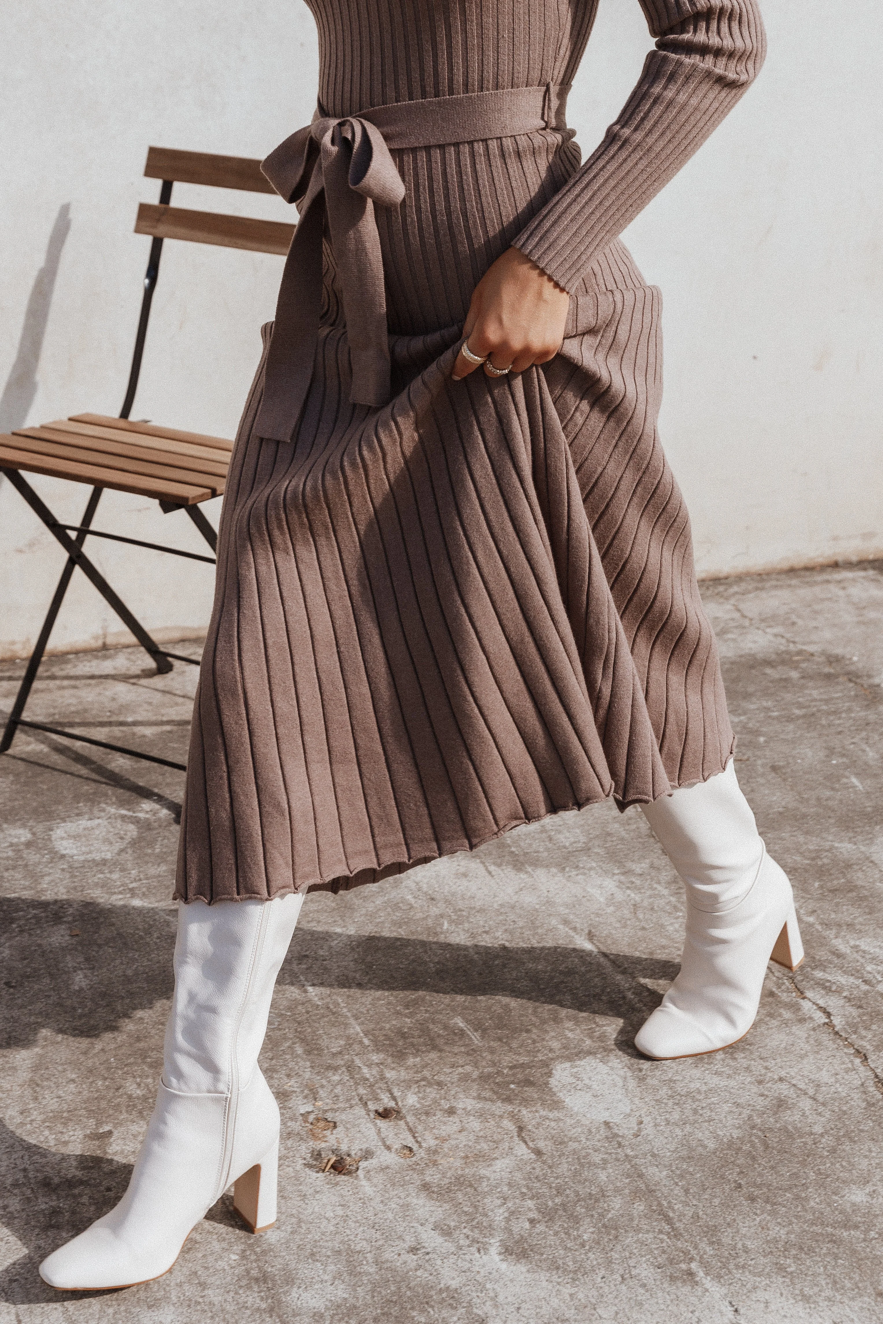 Reigan Dress - Beige