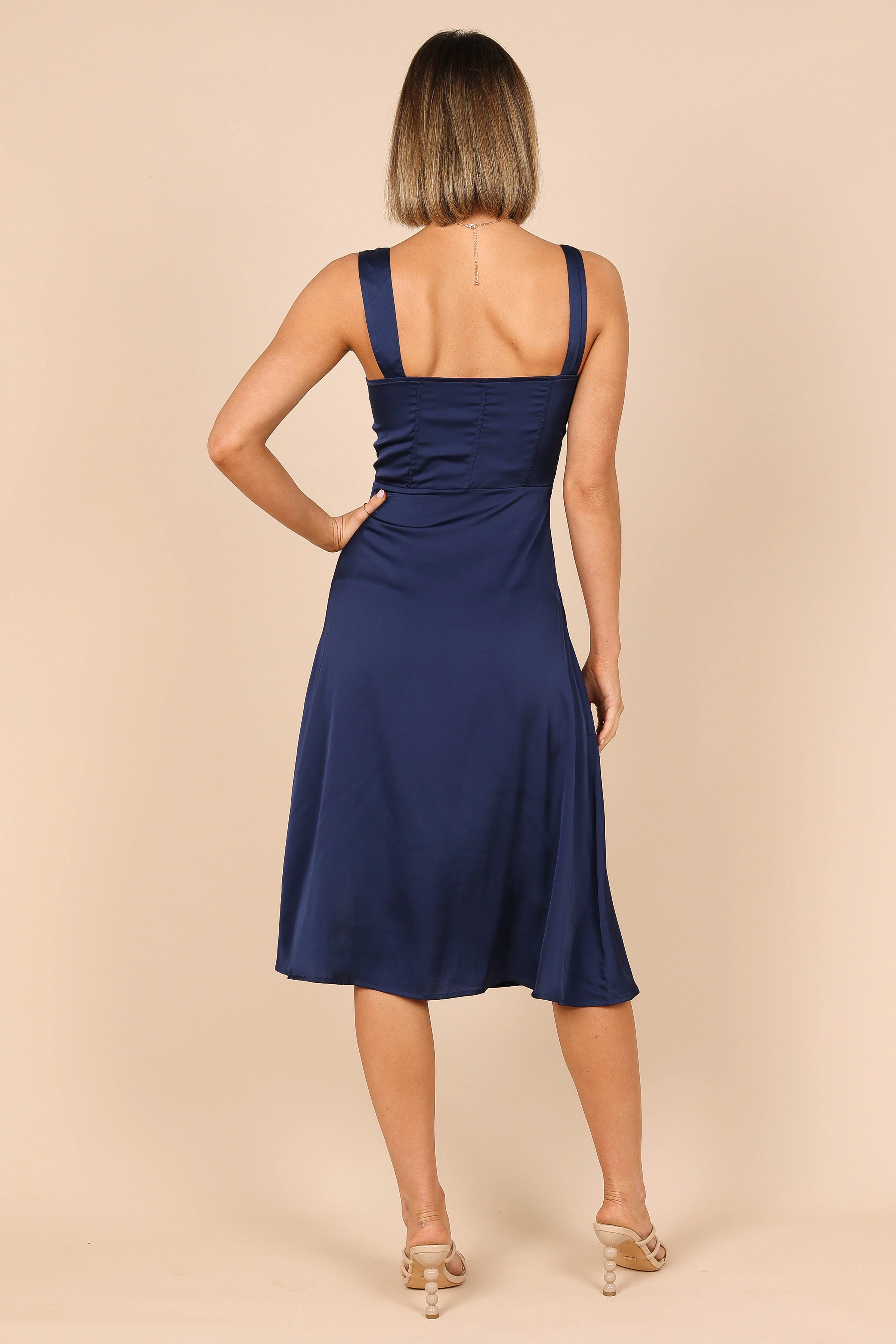 Siobhan Midi Dress - Navy