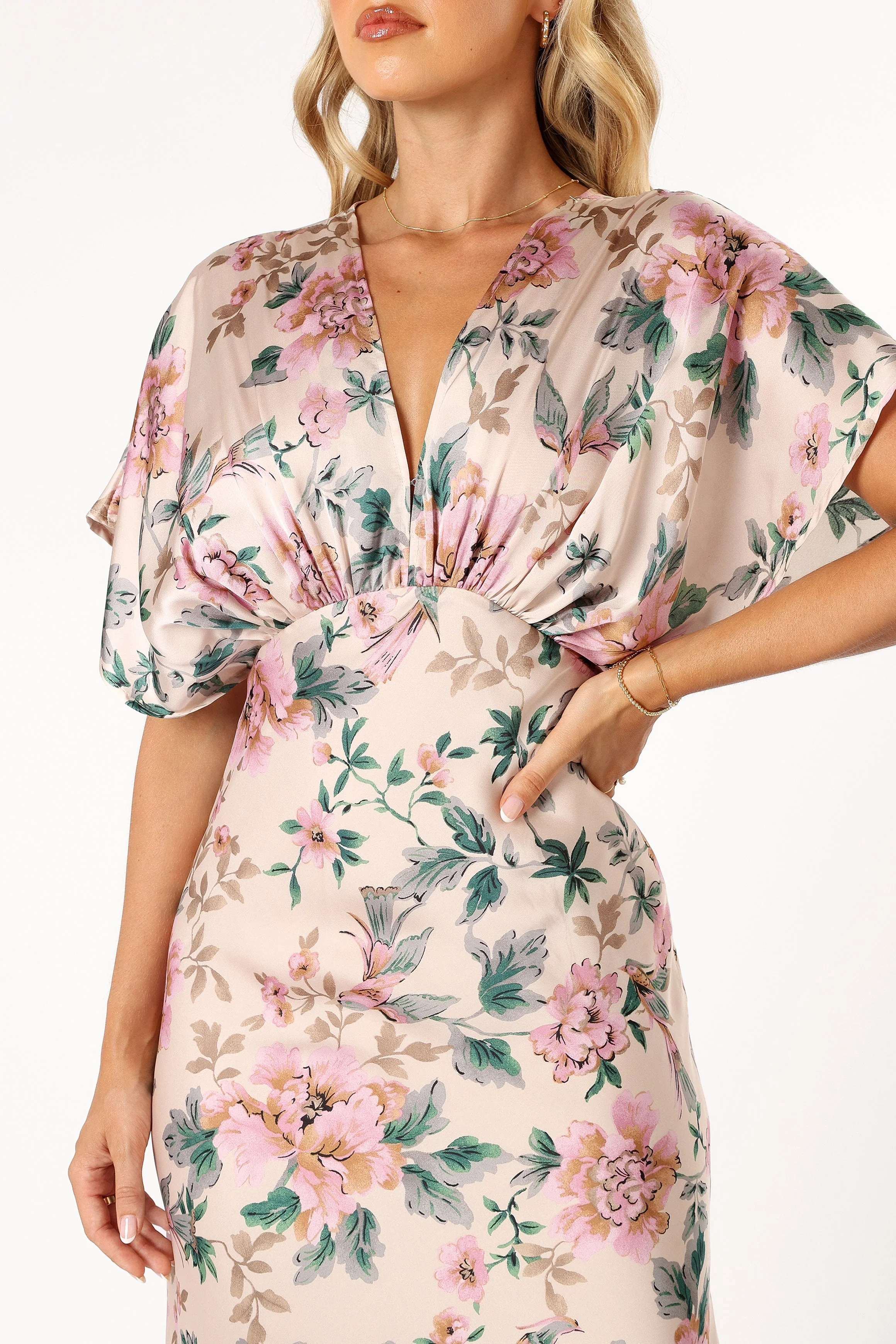 Ricki Maxi Dress - Pink Floral