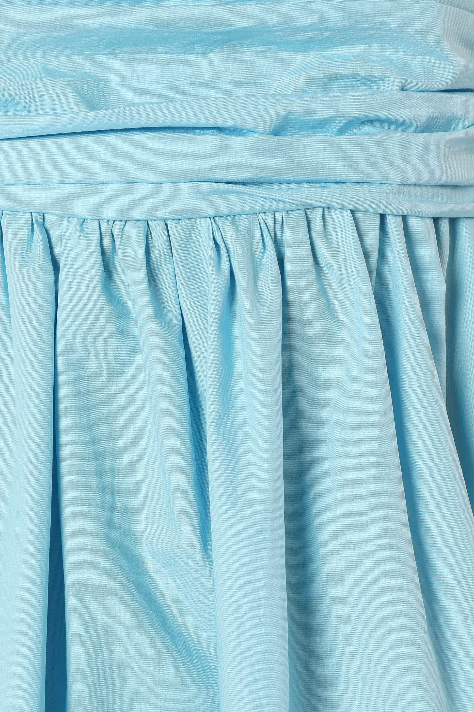 Alice Bow Back Mini Dress - Blue