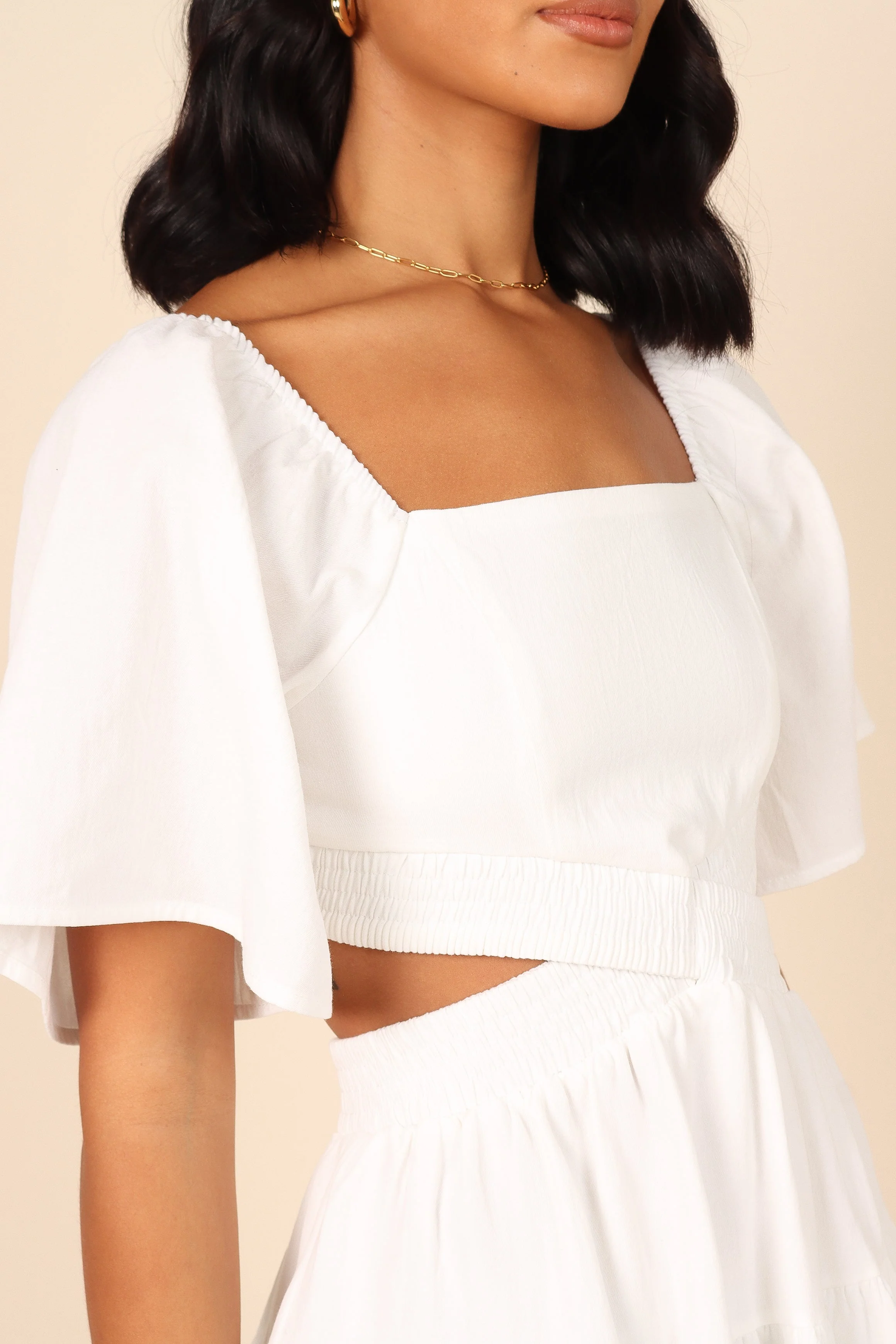 Jordyn Cut Out Mini Dress - White