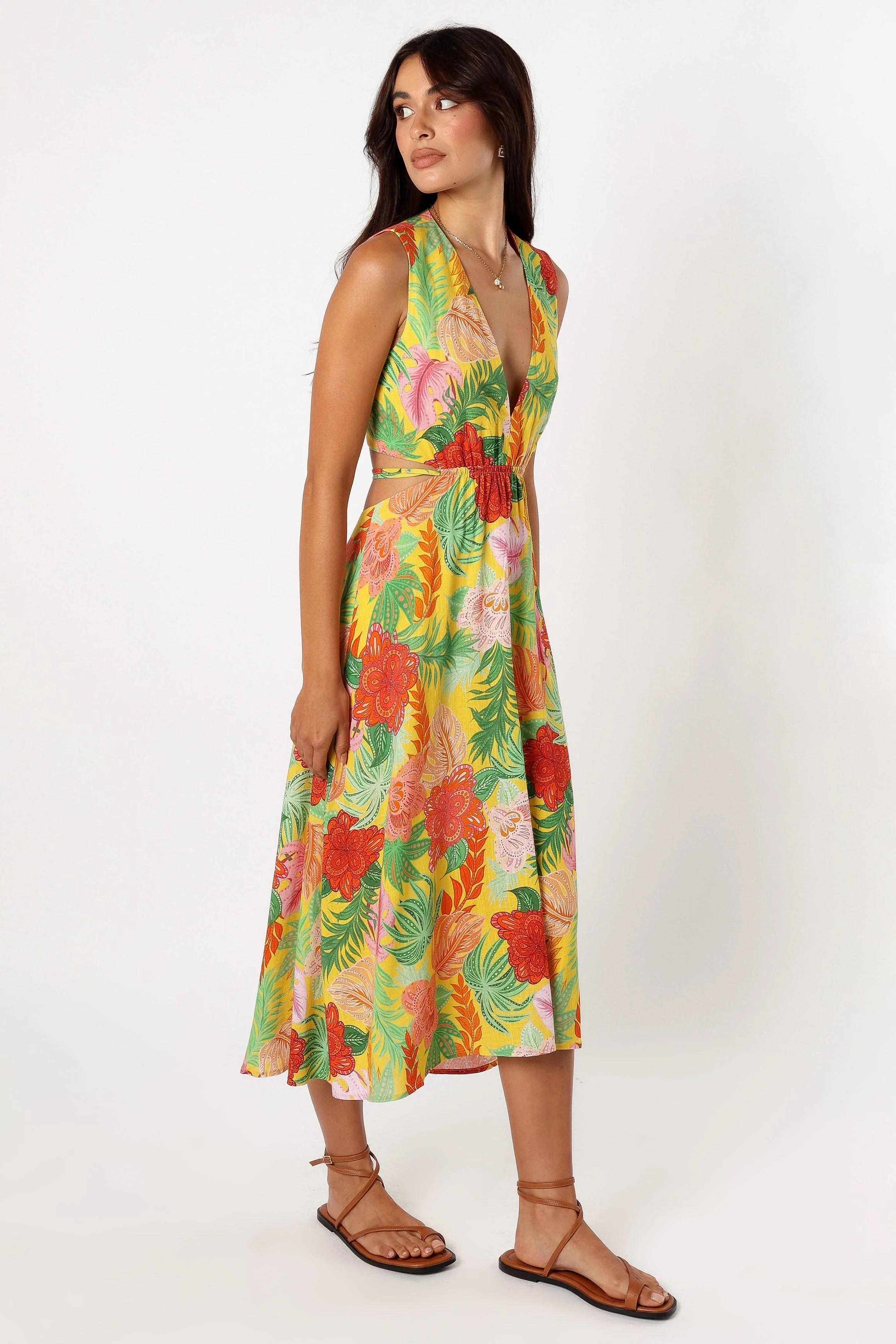 Kaia Midi Dress - Leilani Print