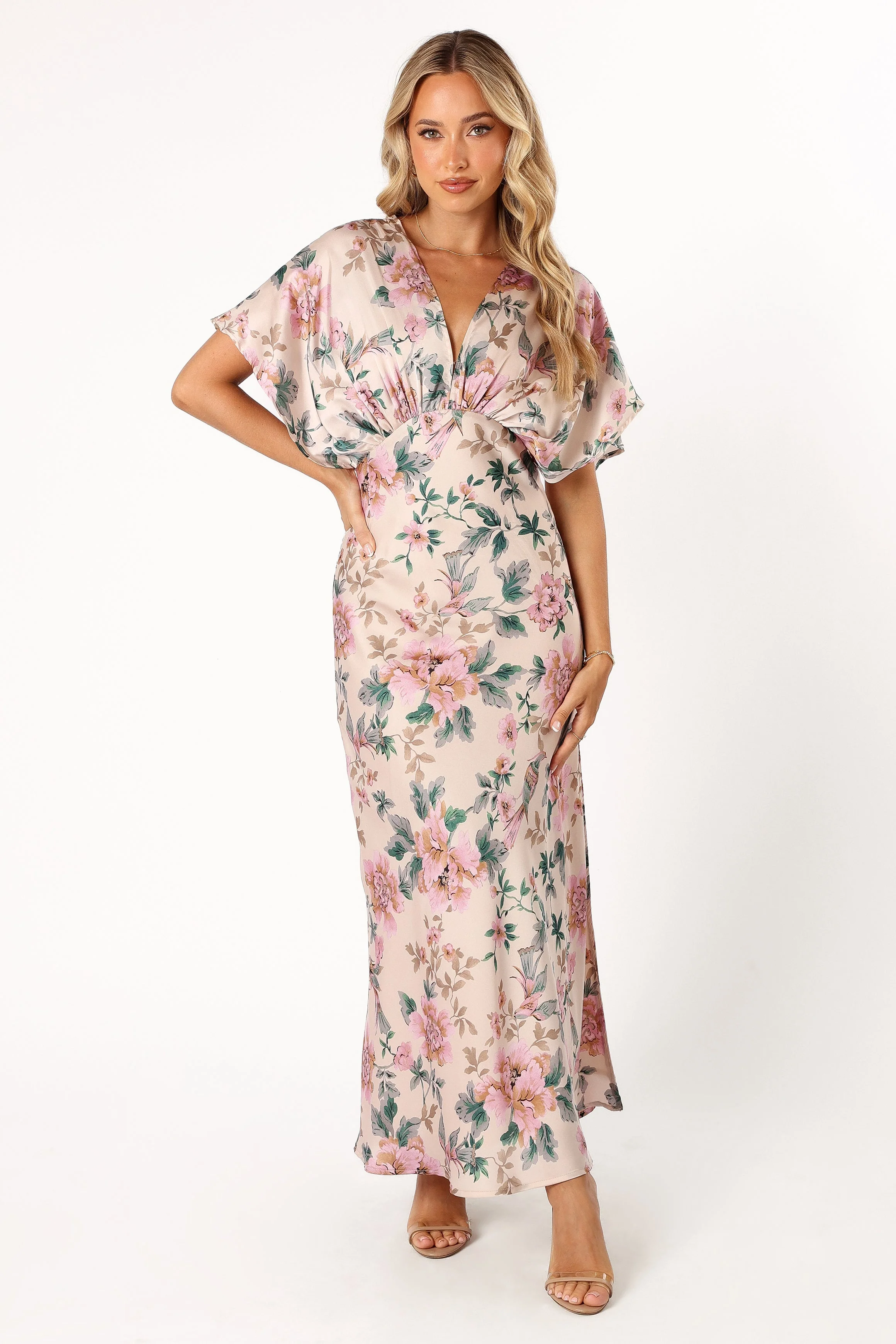 Ricki Maxi Dress - Pink Floral