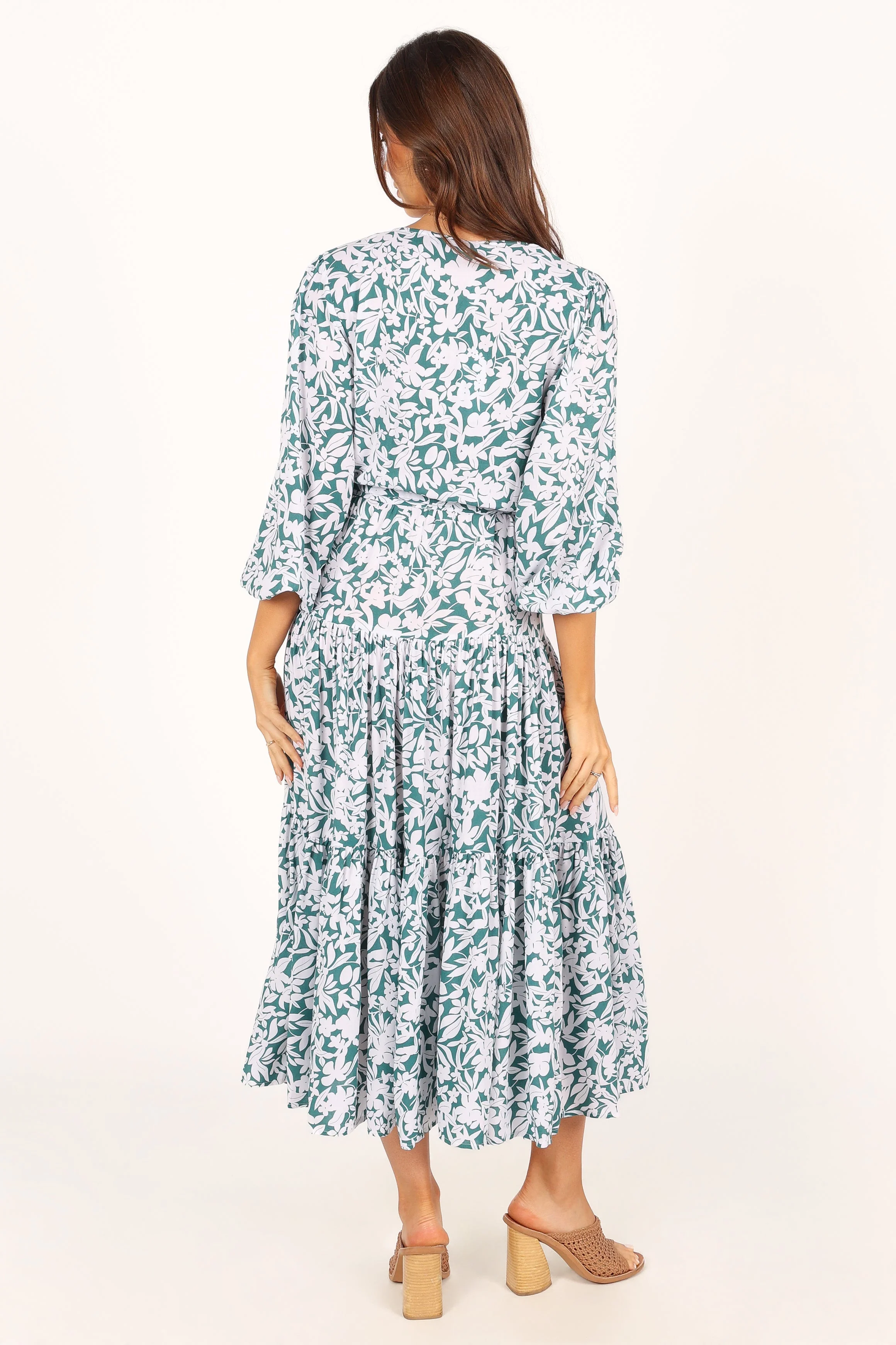 Hadyn Dress - Green Floral