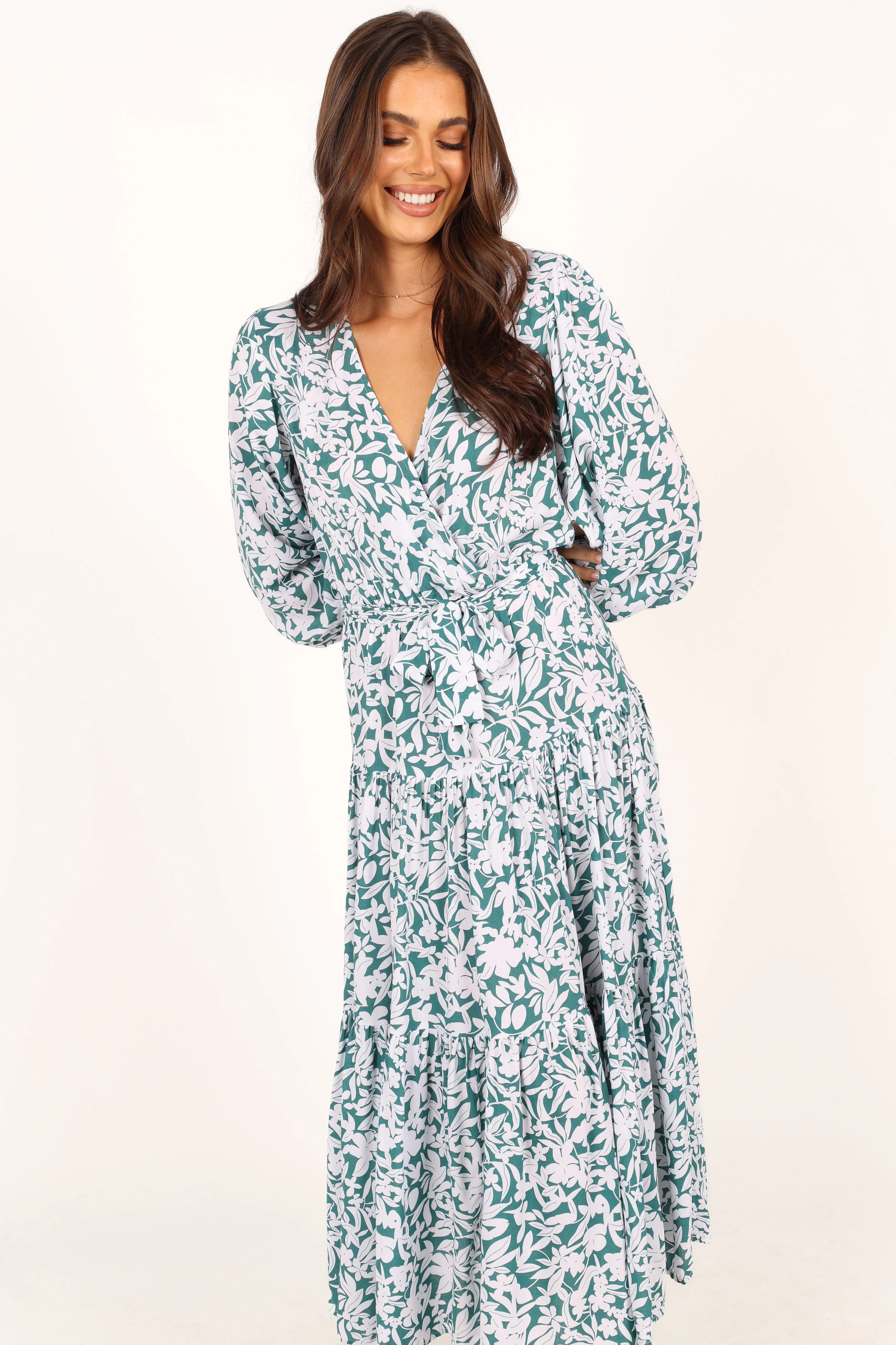 Hadyn Dress - Green Floral