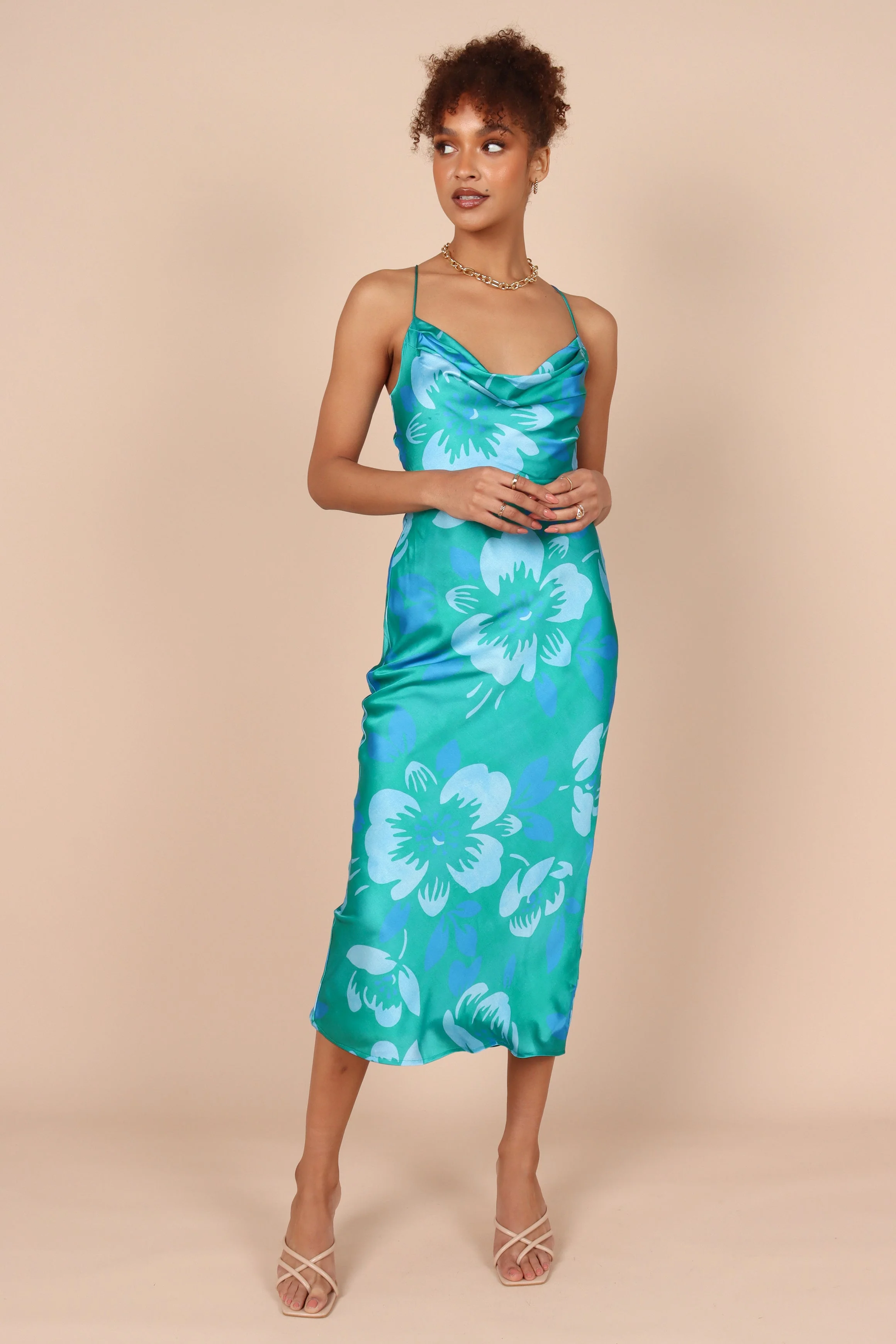 Amisha Midi Dress - Seagreen