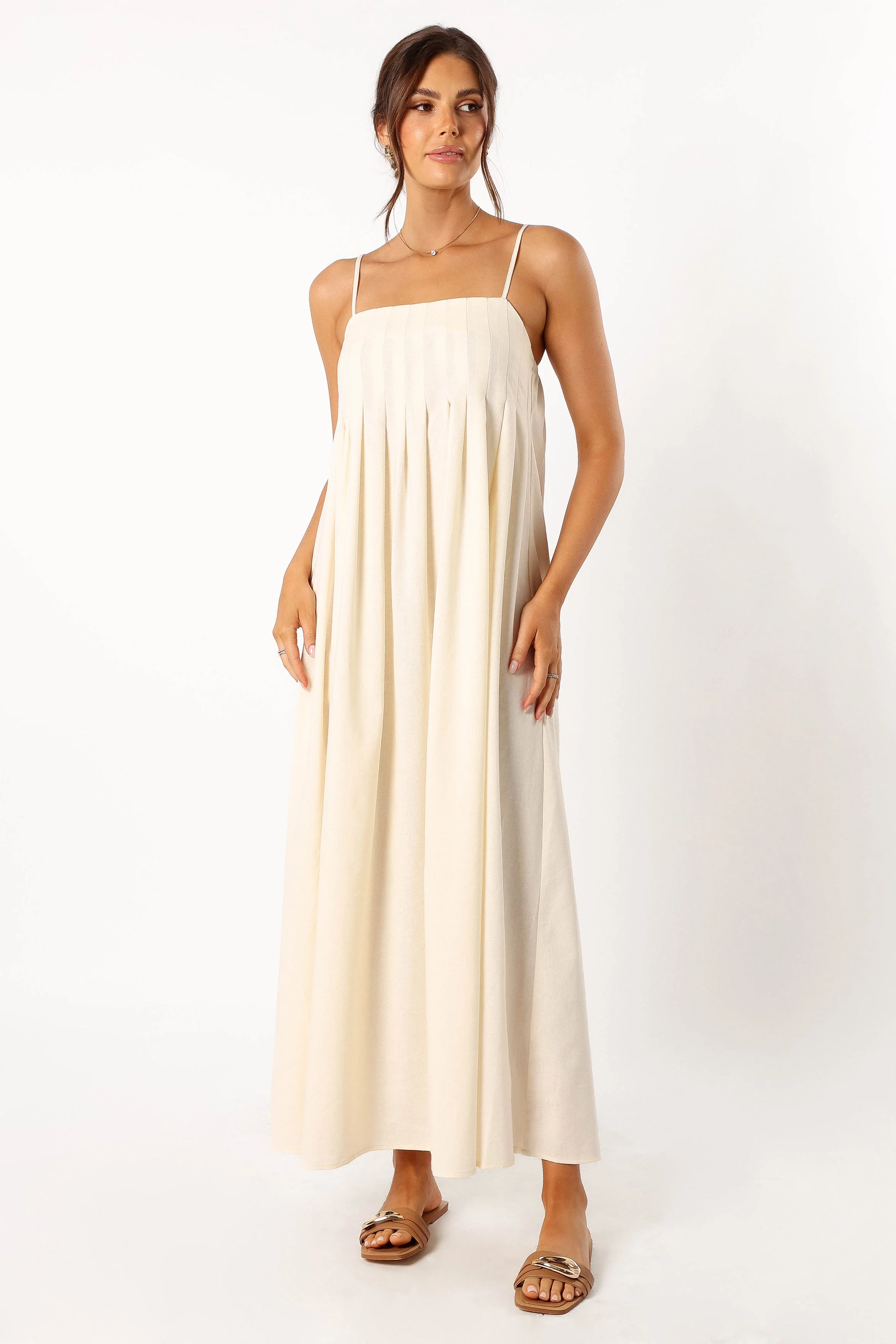 Brianna Maxi Dress - Cream