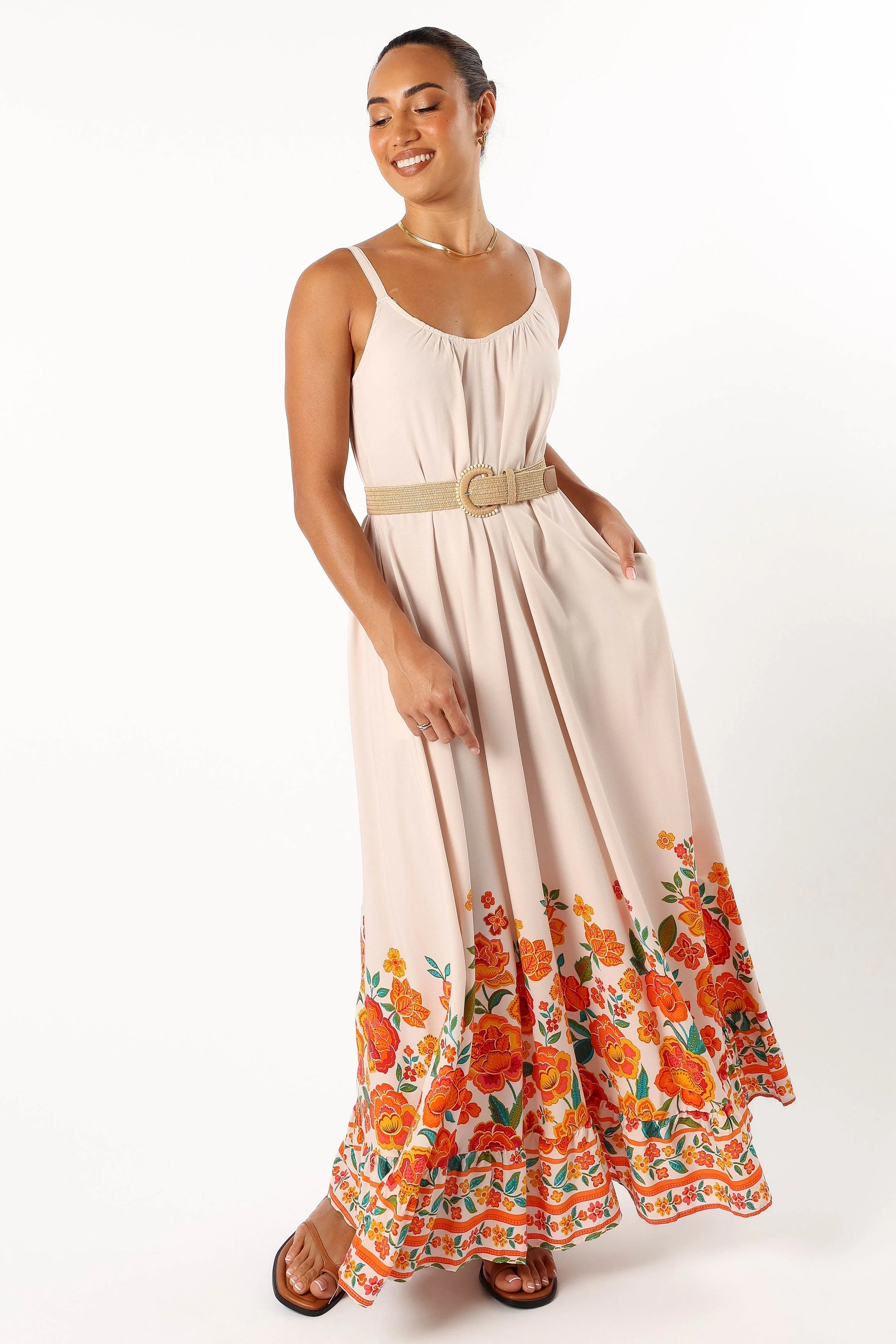 Xander Midi Dress - Willow Print