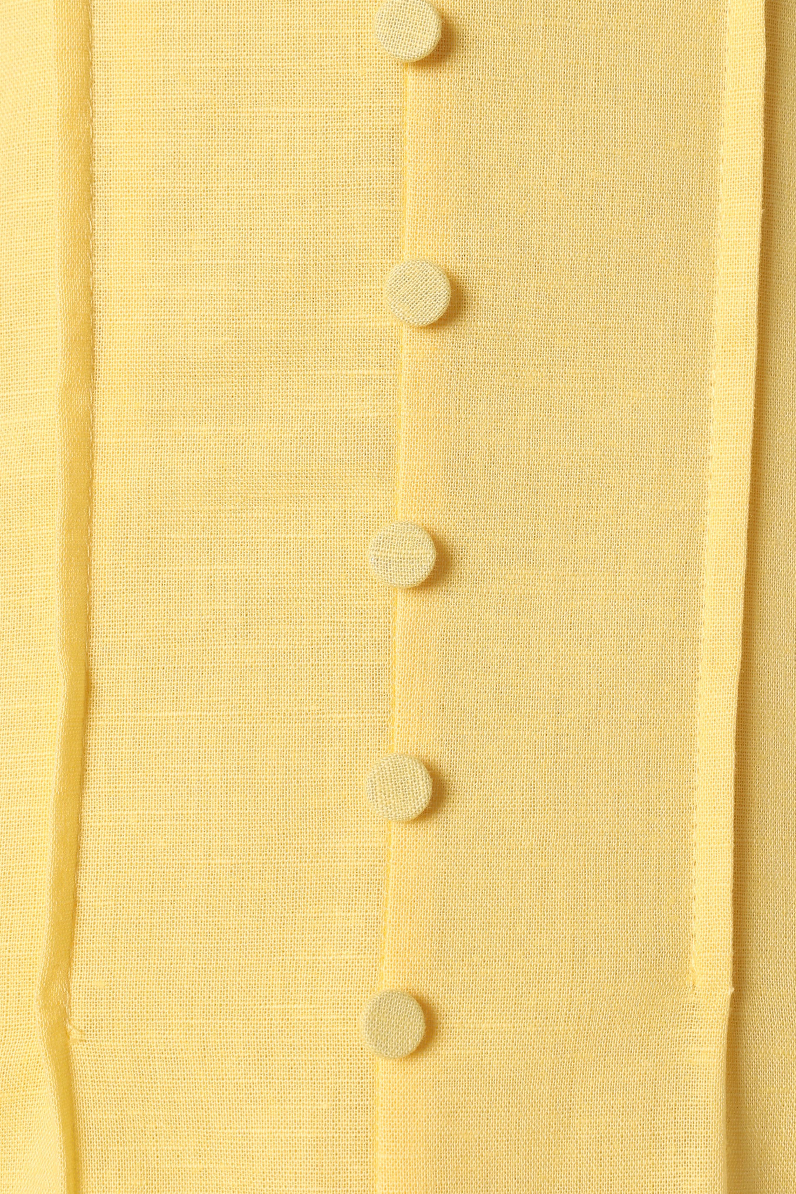 Chelsea Puff Sleeve Midi Dress - Butter